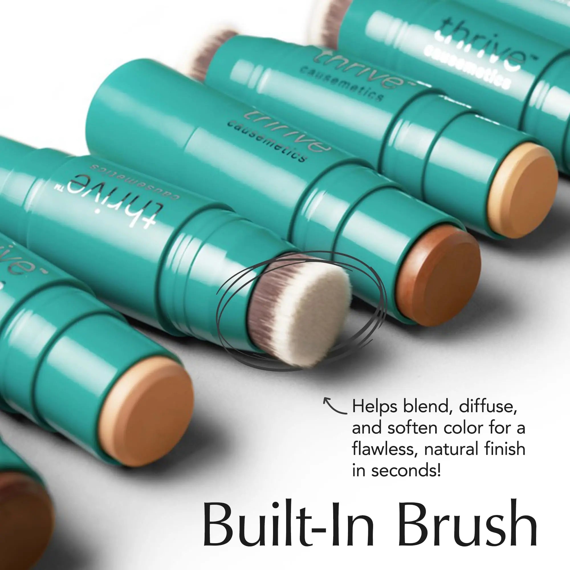 Thrive Causemetics Triple Threat Color Stick: Cream Bronzer & Contour Stick with Vitamin E, Evening Primrose Oil, Waterproof Smudge Proof Face Makeup, Anita (Light Medium Neutral) Thrive Causemetics uk supplements
