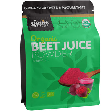 Ganic Food Organic Beet Root Juice Powder, 16 Ounces Ganic Food uk supplements