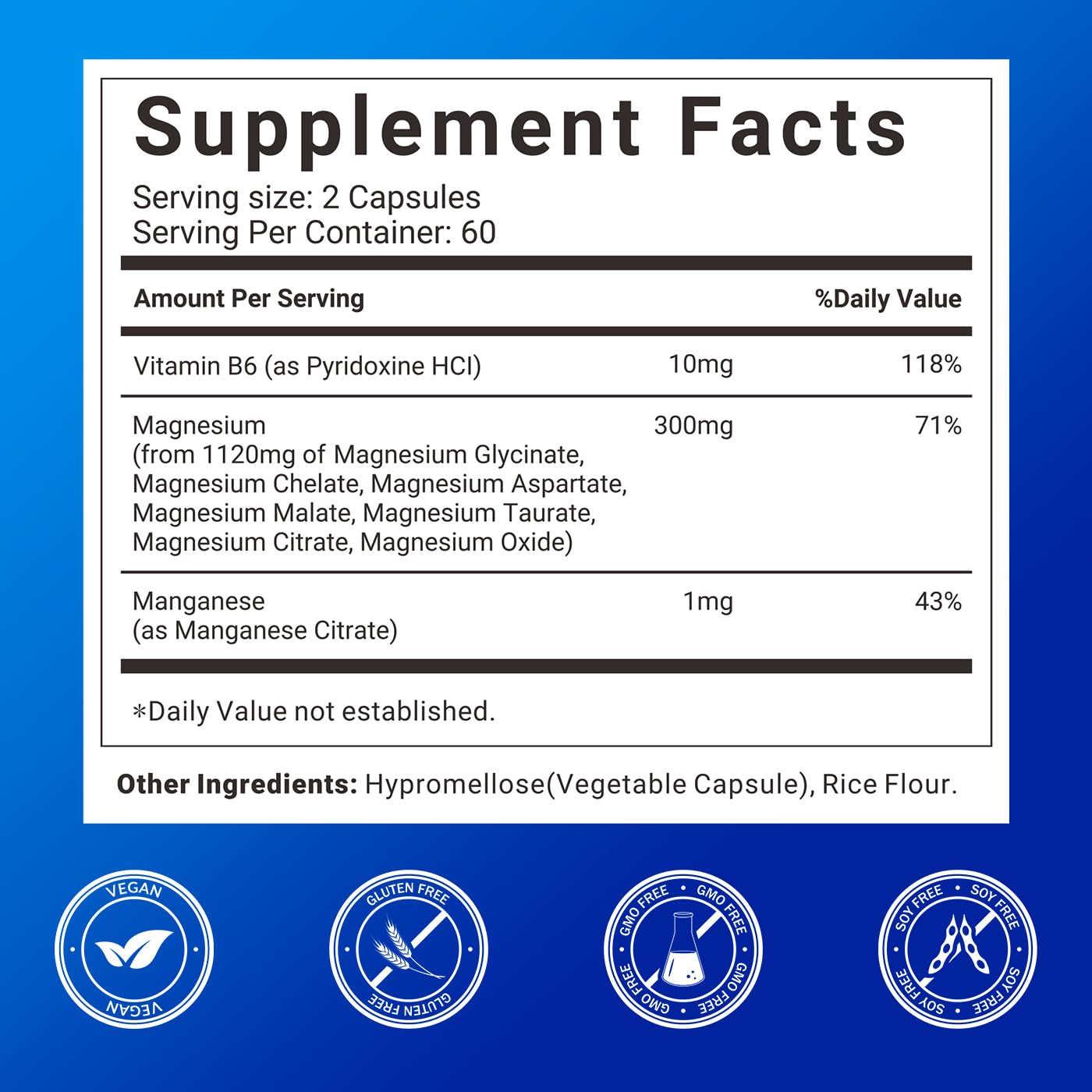Magnesium Complex Supplement with 7 Forms of Magnesium Glycinate, Malate, Citrate & More, High Absorption for Bones, Muscle, Recovery, Energy, Vegan Non-GMO 120 Capsules Svovita uk supplements