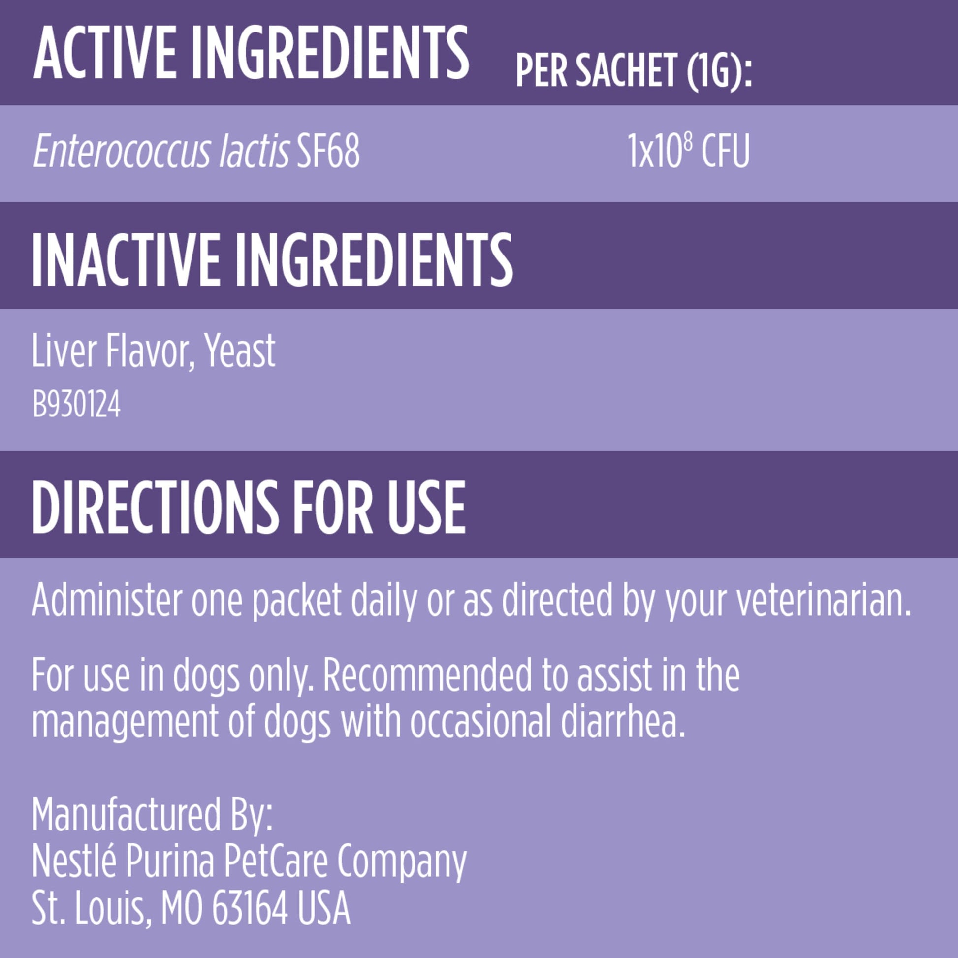 Purina Pro Plan Veterinary Supplements FortiFlora Daily Probiotics for Dogs, Helps Digestive Gut Health and Diarrhea - 30 ct. Box Pro Plan Veterinary Diets uk supplements