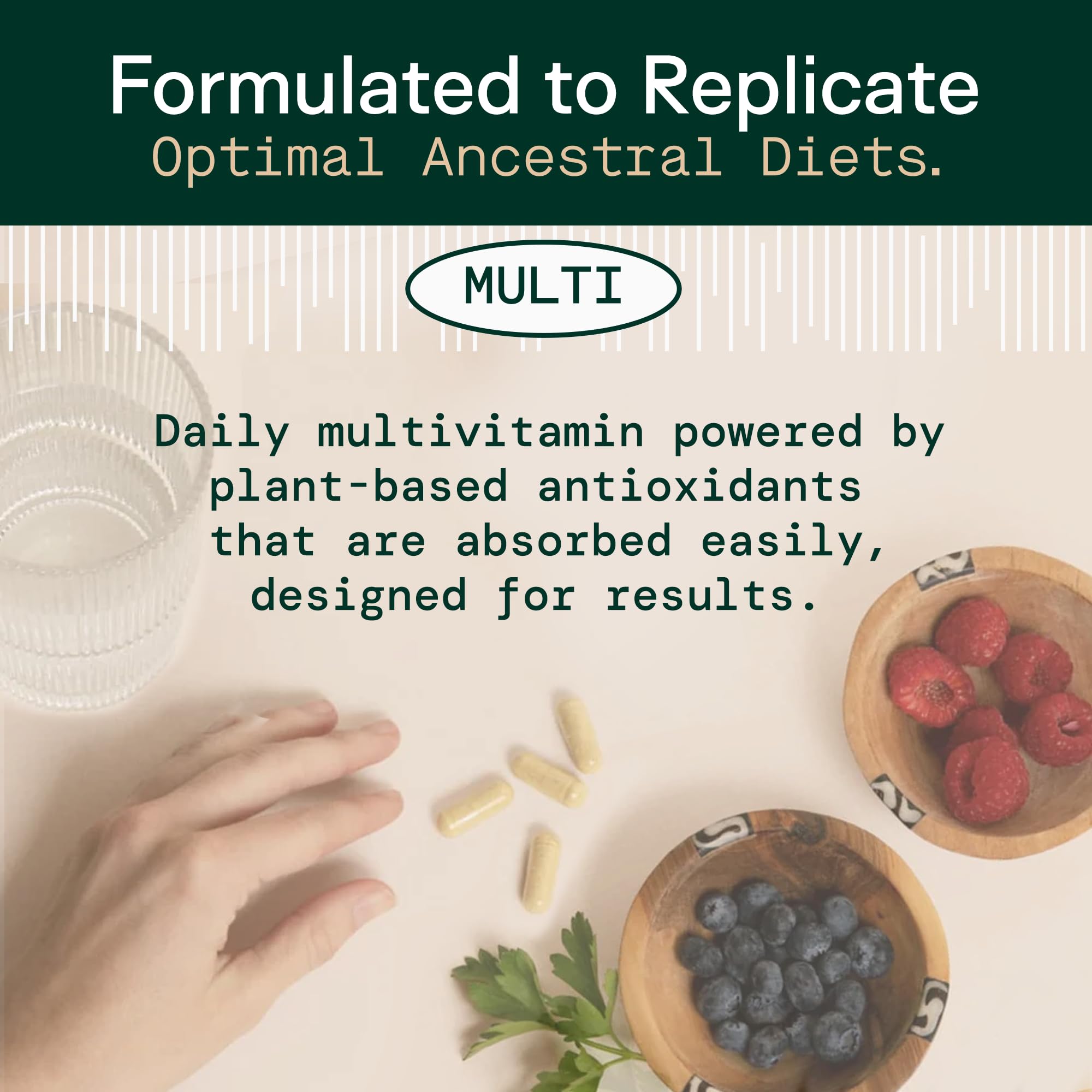 Adapt Naturals Multivitamin for Women & Men, Bioavailable Easy-to-Absorb Multivitamin Daily Supplement with Biotin, Niacin, Vitamin A, B, C, D, E, K1, Zinc, Magnesium - Immune Support - 30 Day Supply ADAPT NATURALS BY CHRIS KRESSER uk supplements