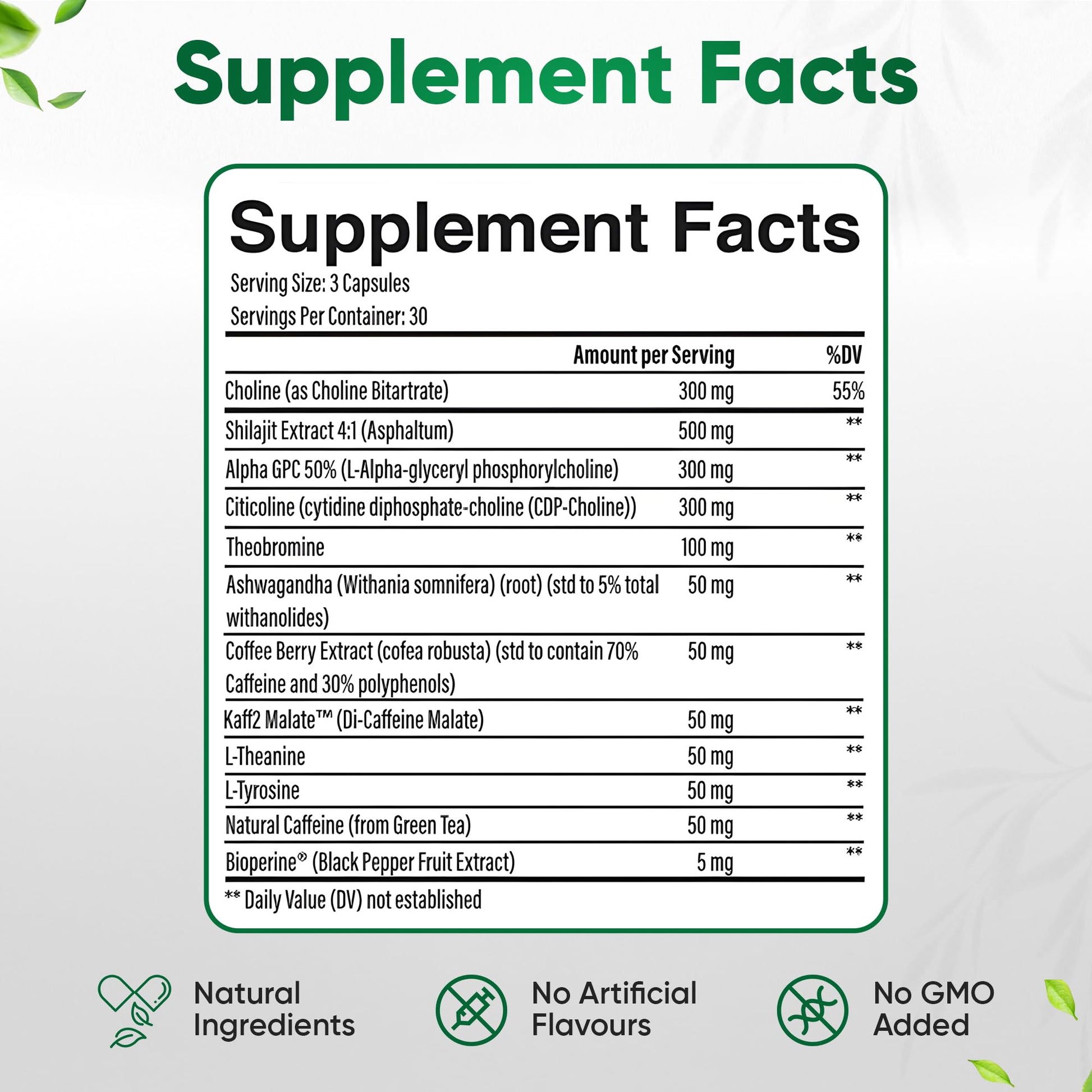 12-in-1 Natural Nootropic Brain Supplement for Memory and Focus, Nootropic for Men & Women, Brain Support Pill for Adults, Brain Vitamins - Focus 30 Day Supply Executive Focus uk supplements