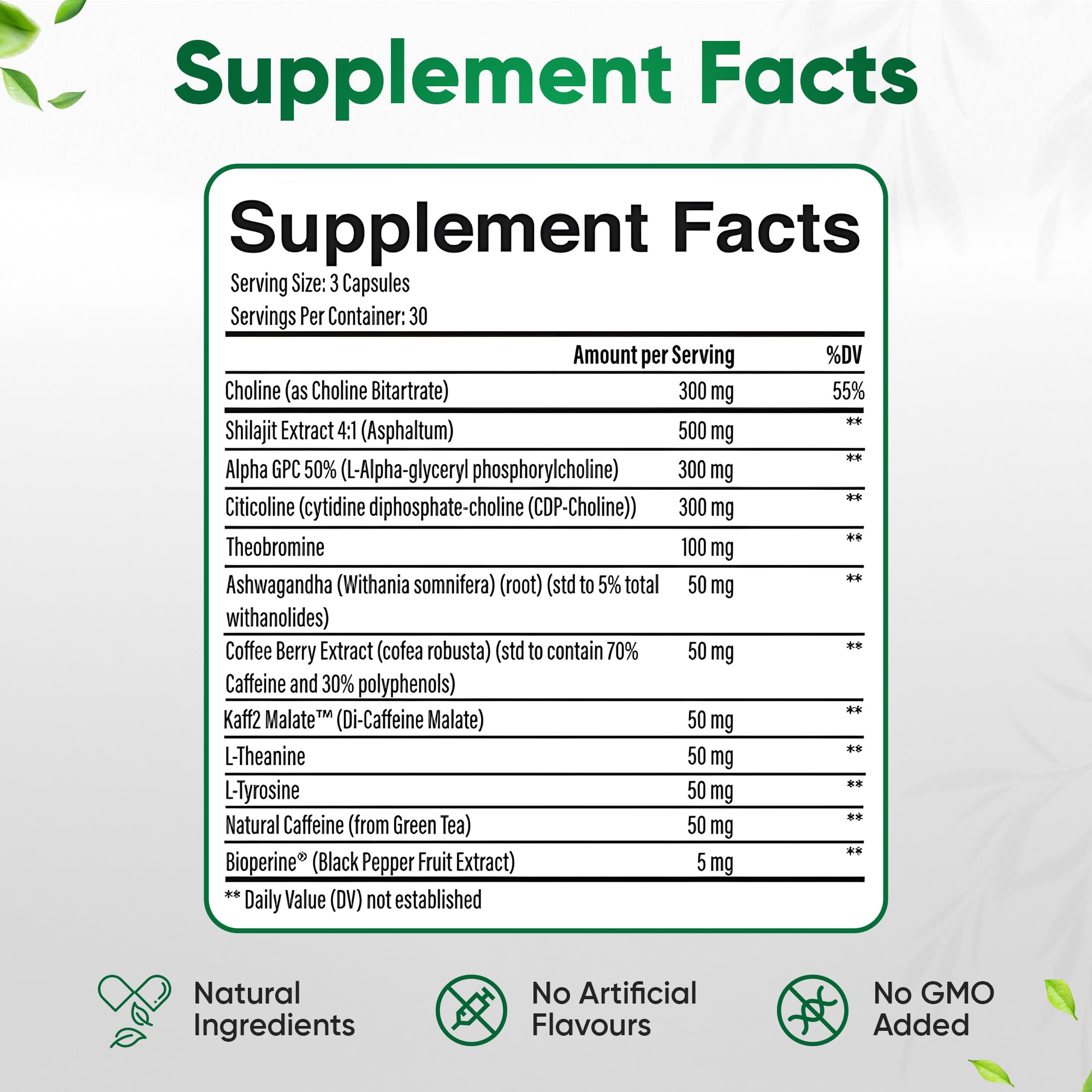 12-in-1 Natural Nootropic Brain Supplement for Memory and Focus, Nootropic for Men & Women, Brain Support Pill for Adults, Brain Vitamins - Focus 30 Day Supply Executive Focus uk supplements