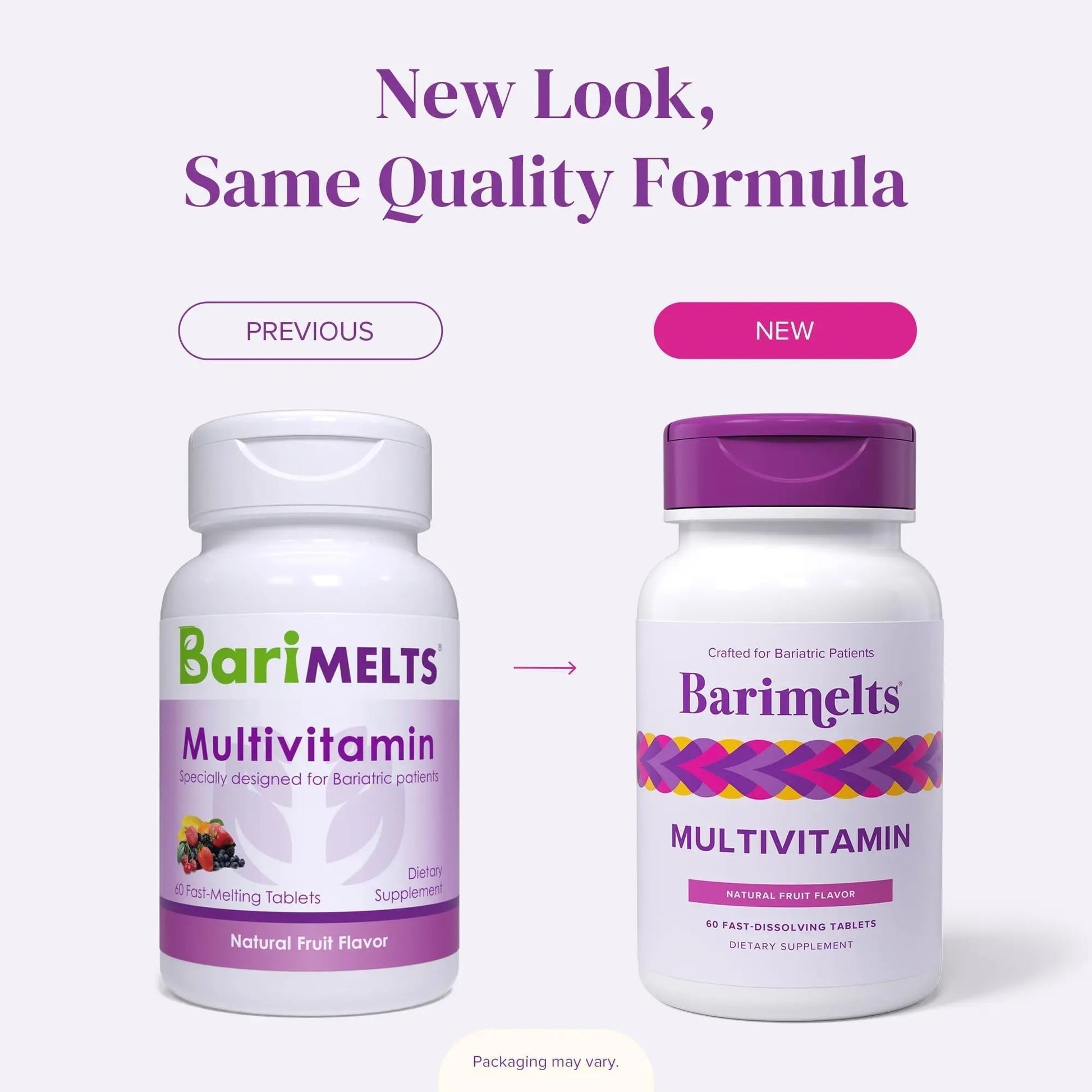 BariMelts Multivitamin, 60 Fast-Dissolving Tablets (1-Month Supply), Sugar-Free Bariatric Multivitamin for Women, Natural Fruit Flavor BariMelts uk supplements