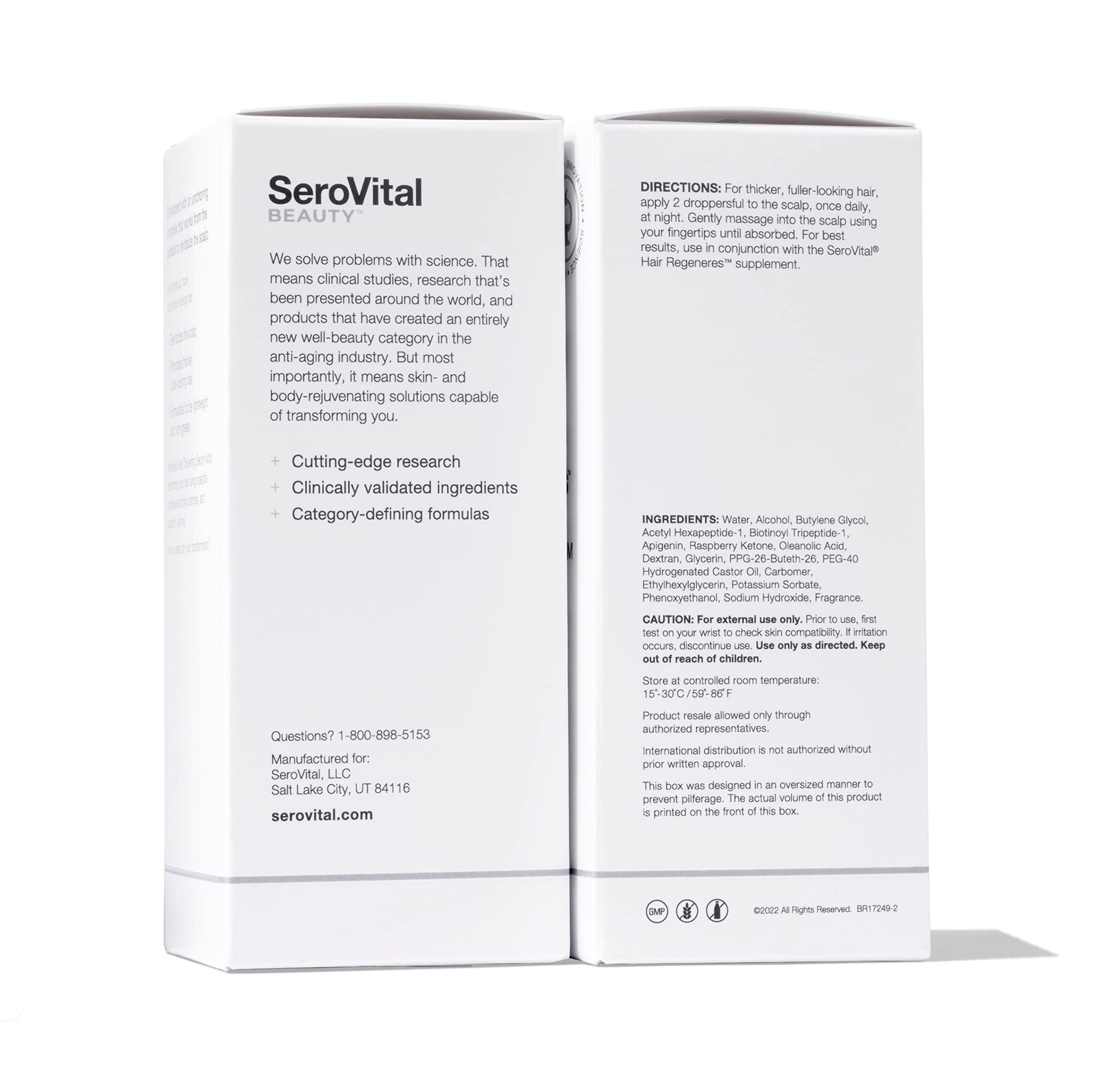 Serovital Advanced Hair Thickening Serum, 2 Oz Serovital uk supplements