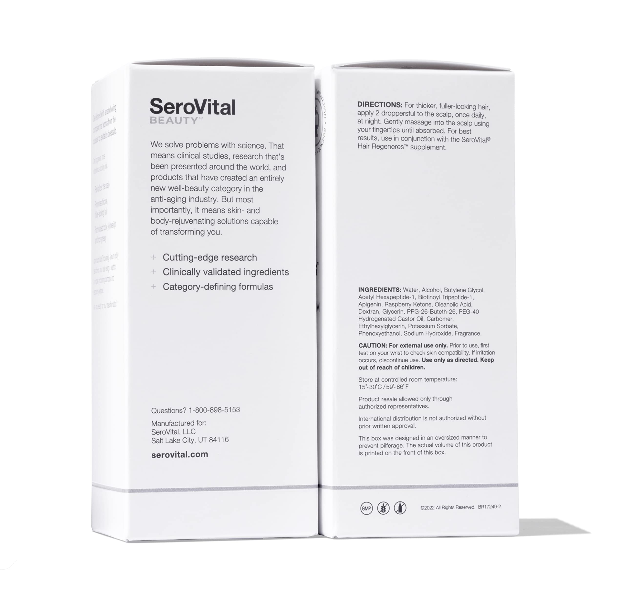 Serovital Advanced Hair Thickening Serum, 2 Oz Serovital uk supplements