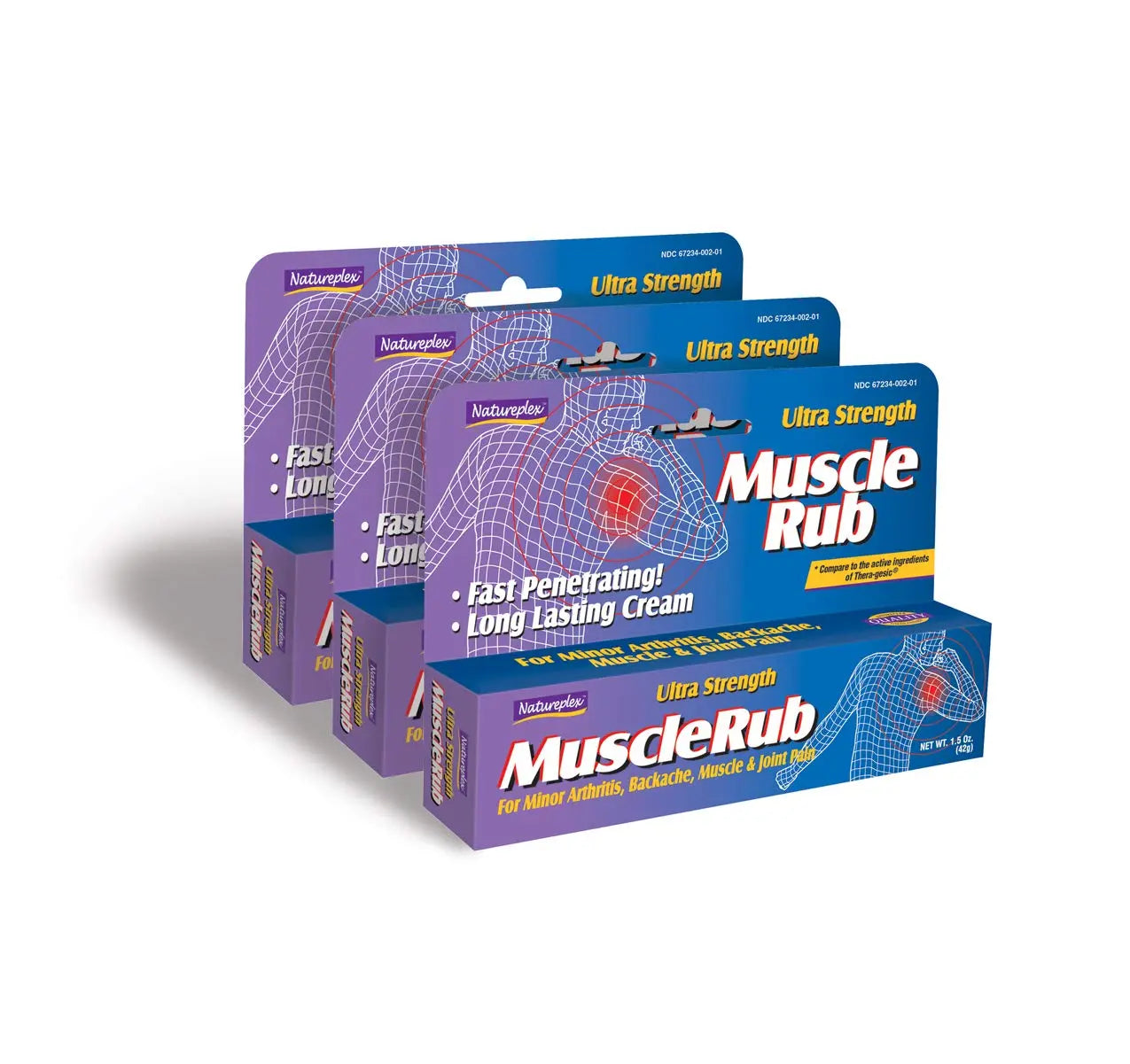 Ultra Strength Muscle Rub 24 Pack Natureplex uk supplements