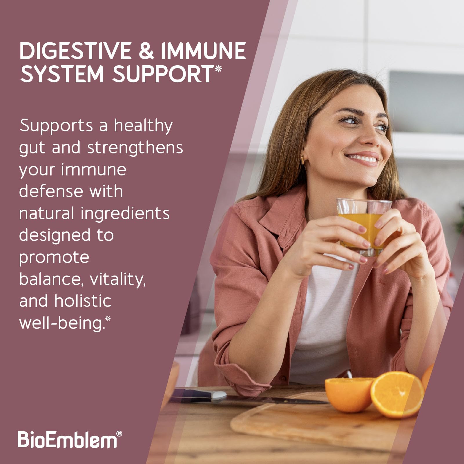 BioEmblem Probiotics for Women & Men – 55 Billion CFU | 11 Strains with Prebiotics & Postbiotics | Jerusalem Artichoke & Inulin | Digestive & Immune Support, Nutrient Absorption | Non-GMO,45 Capsules BioEmblem uk supplements