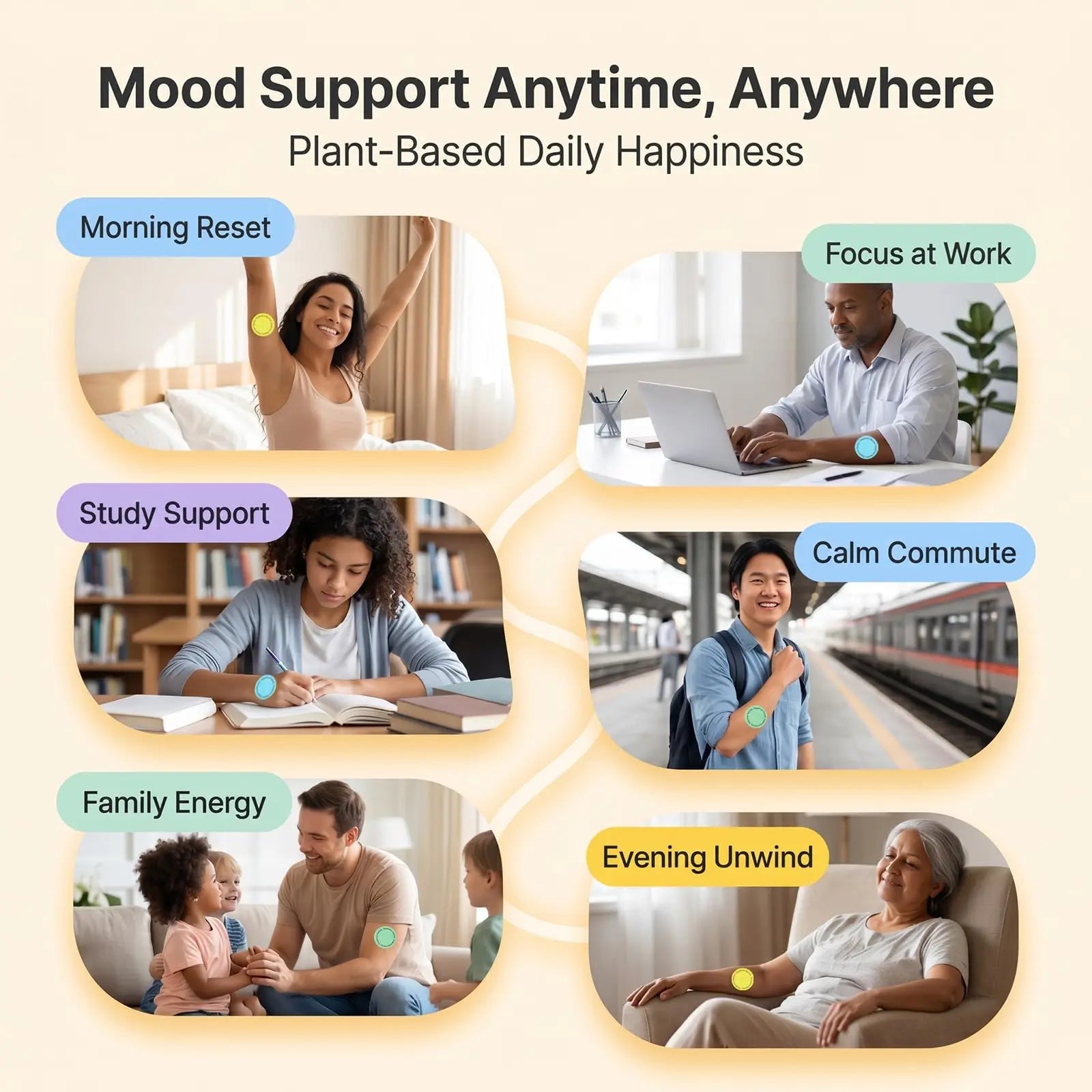 MindTone Dopamine Patches Extra Strength – 90 Count Plant-Based Non-GMO Mood Support & Energy Patch – Dopamine & Serotonin Balance – Mood Balance Patch for Women & Men – 3 Month Supply MindTone uk supplements
