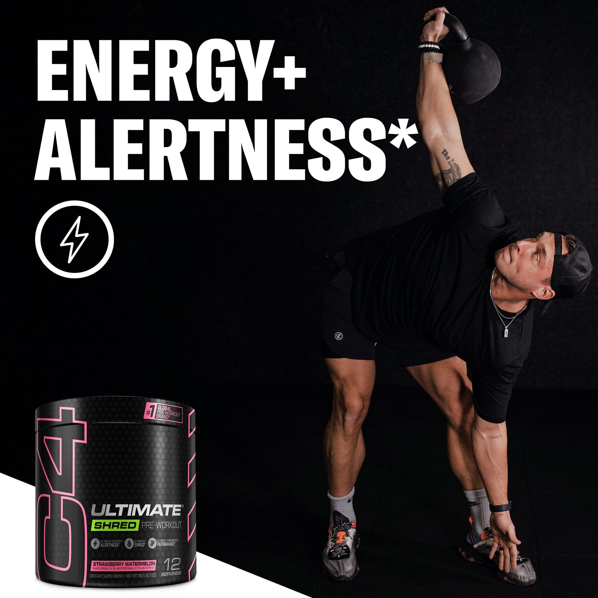 Cellucor C4 Ultimate Shred Pre Workout Powder, Fat Burner for Men & Women, Weight Loss Cellucor uk supplements