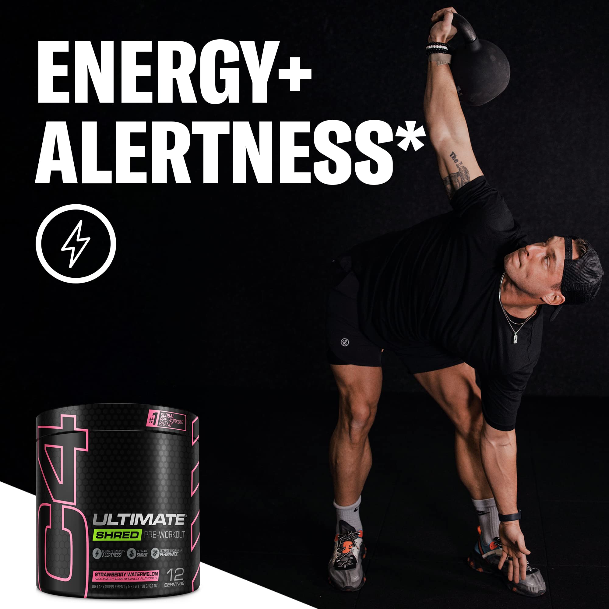Cellucor C4 Ultimate Shred Pre Workout Powder, Fat Burner for Men & Women, Weight Loss Cellucor uk supplements