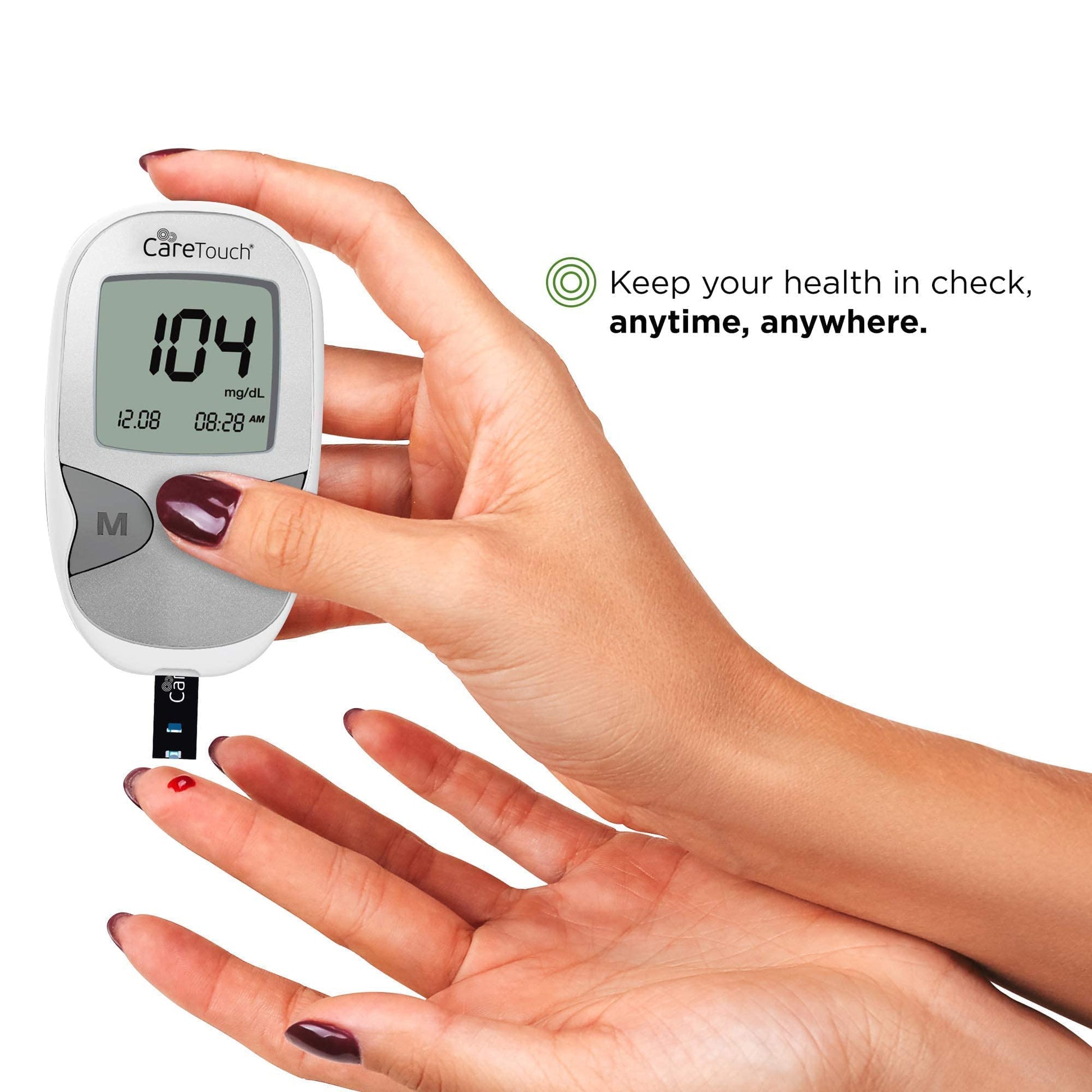Care Touch Blood Glucose Meter Kit - Diabetes Testing Kit with Glucometer Care Touch uk supplements