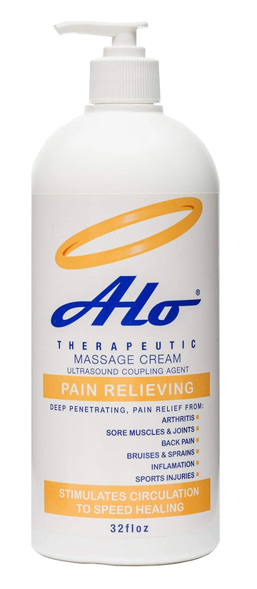 ALO Pain Relief Cream Therapy(32 oz with Pump) for Arthritis, Back Pain, Sciatica, Plantar Fasciitis, Tennis Elbow, Sore Muscles & Joints Inflammation - Working Out Aches, Acute Pain and Chronic Pain ALO Pain Relief Cream uk supplements
