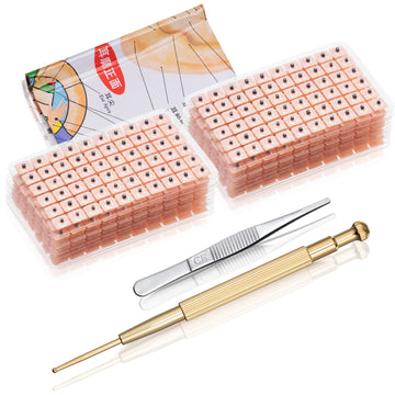 1200 Piece Acupressure Ear Beads Ear Counts Acupuncture Acupressure Tools Disposable Honoson uk supplements