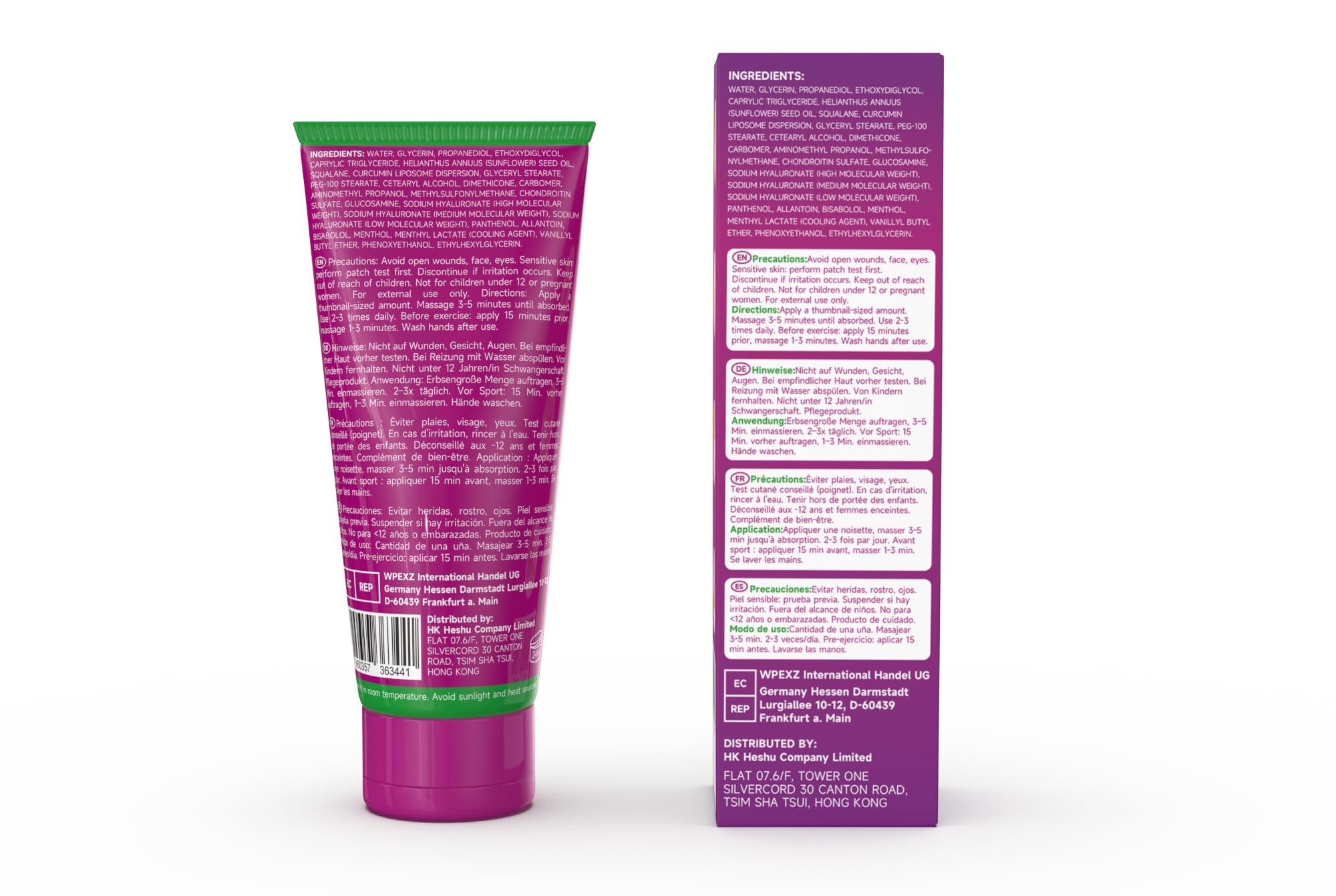 Ehrgols Advanced Joint Massage Gel with Glucosamine & Turmeric | Intensive Care Rub for Knees, Back, Shoulders & Hands | Non-Greasy | Deep Penetrating | 3.4 Fl Oz Ehrgols uk supplements