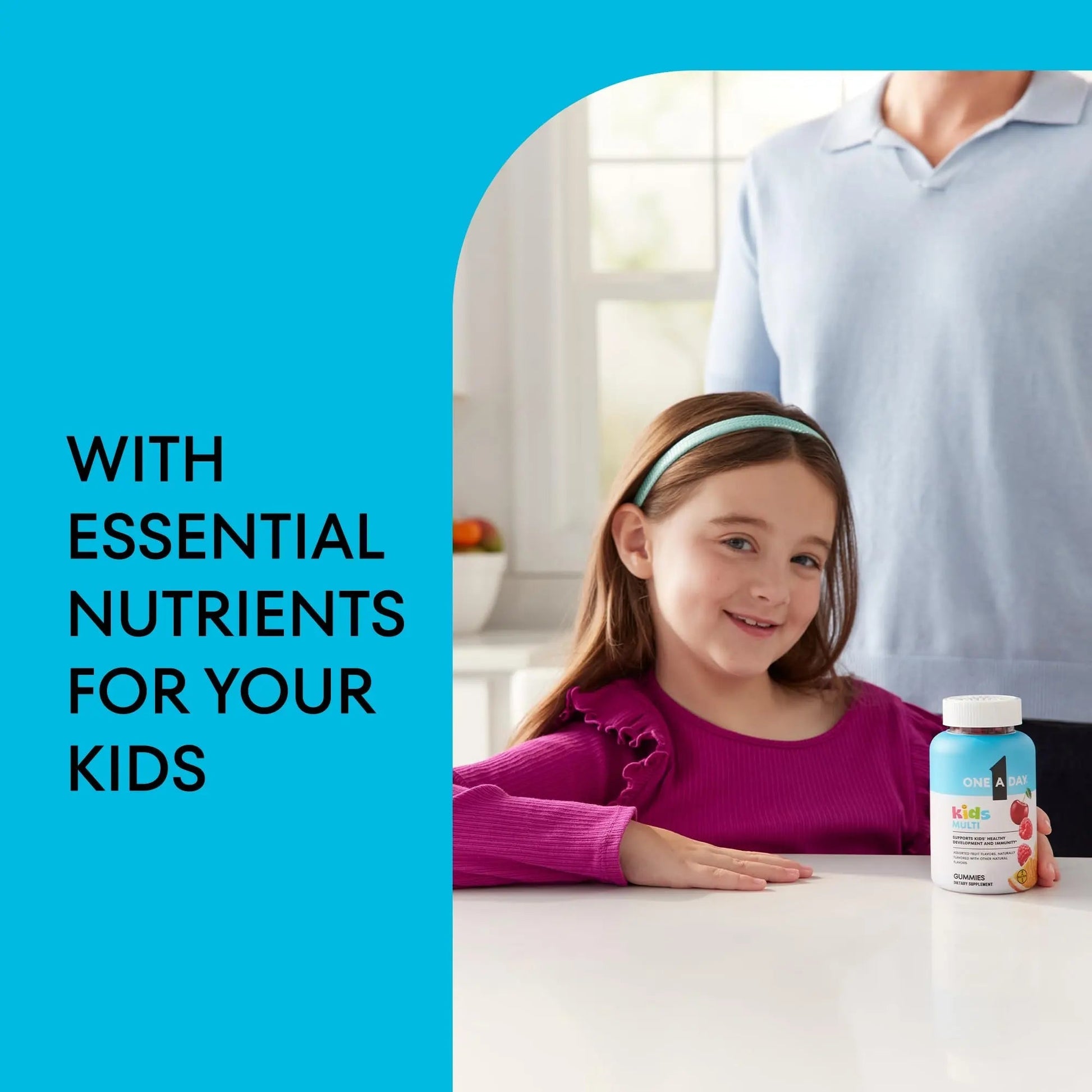 One A Day Kids Multivitamin Gummies, Kids Vitamins with Vitamin C, D, E & Zinc for Immune Support, Childrens Gummy Vitamins ONE A DAY uk supplements