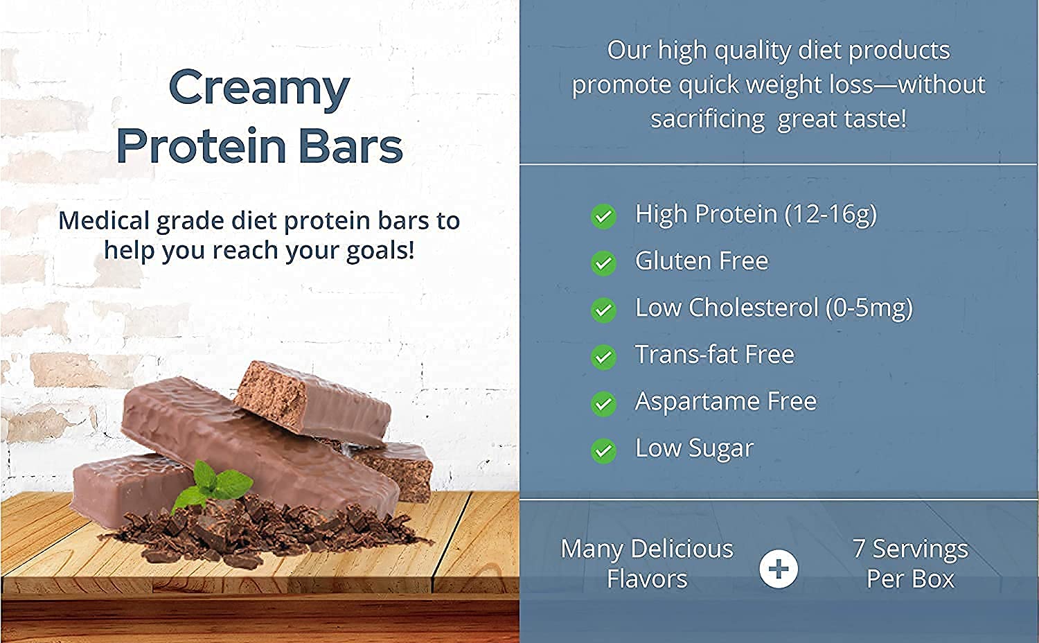 BestMed - High Protein Snack Bar - Low-Carb, 10g Protein, Low Sugar, Low Calorie BestMed Weight Loss uk supplements