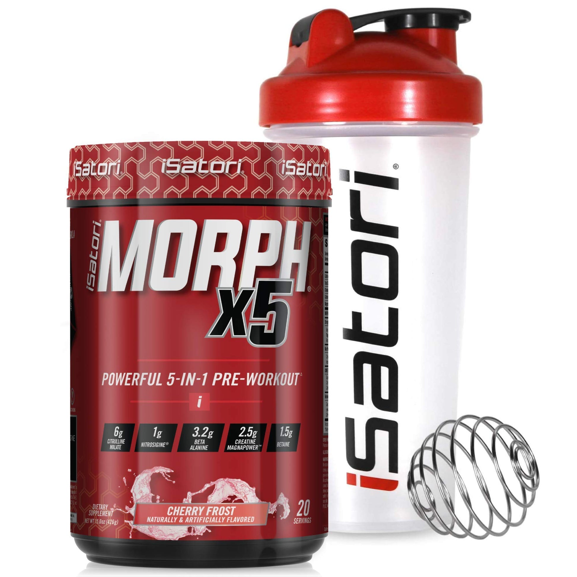 iSatori Morph Xtreme Intense Pre Workout - Bombsicle (20 Servings) Classic Blender Bottle iSatori uk supplements