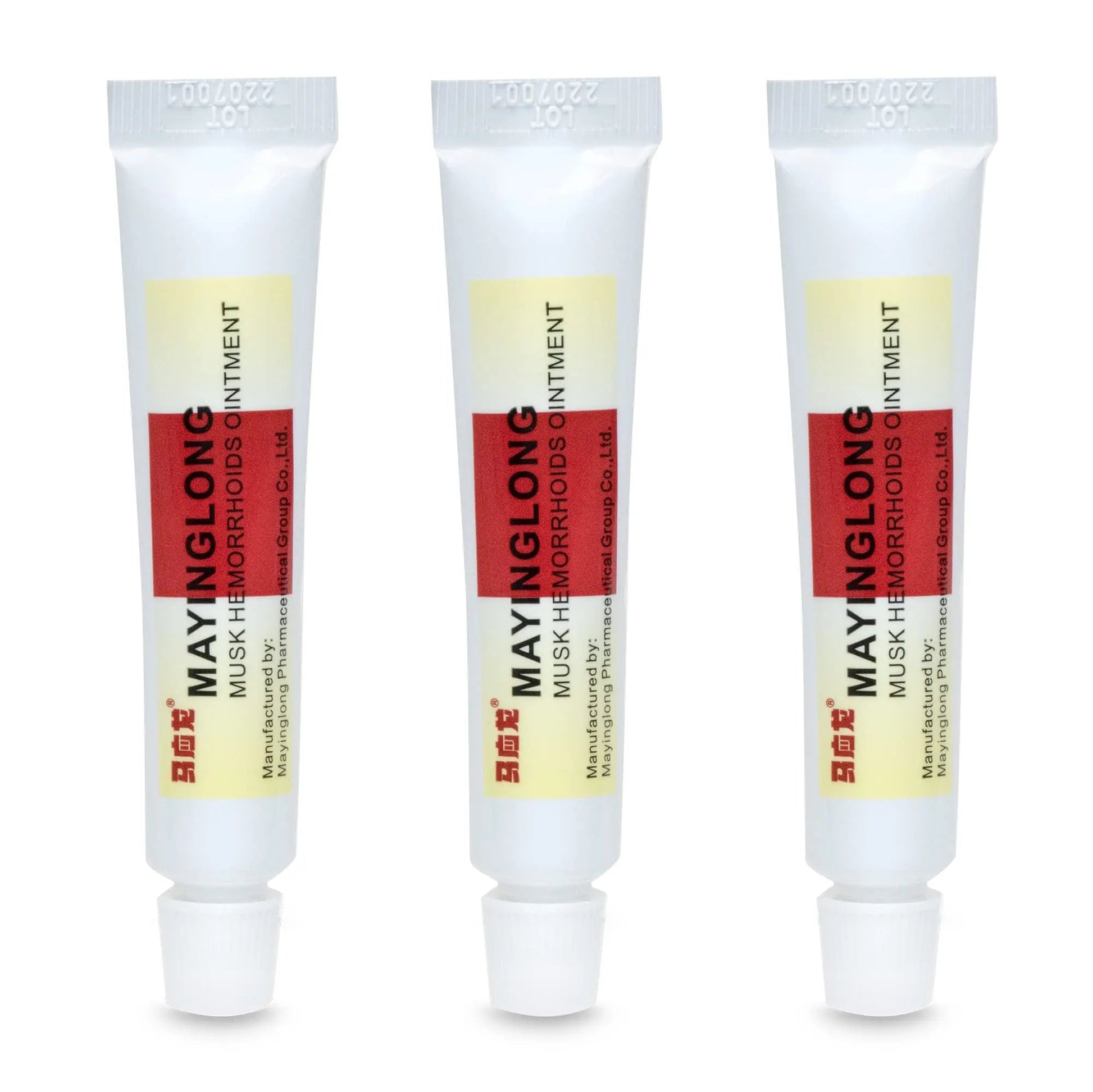 Mayinglong Musk Hemorrhoids Ointment (3 x 10g Tubes), 30g - Maximum Strength Formula for Hemorrhoidal Fast Relief, Soothes Itching, Burning & Discomfort - Fast-Acting Treatment to Shrink Swelling Mayinglong uk supplements