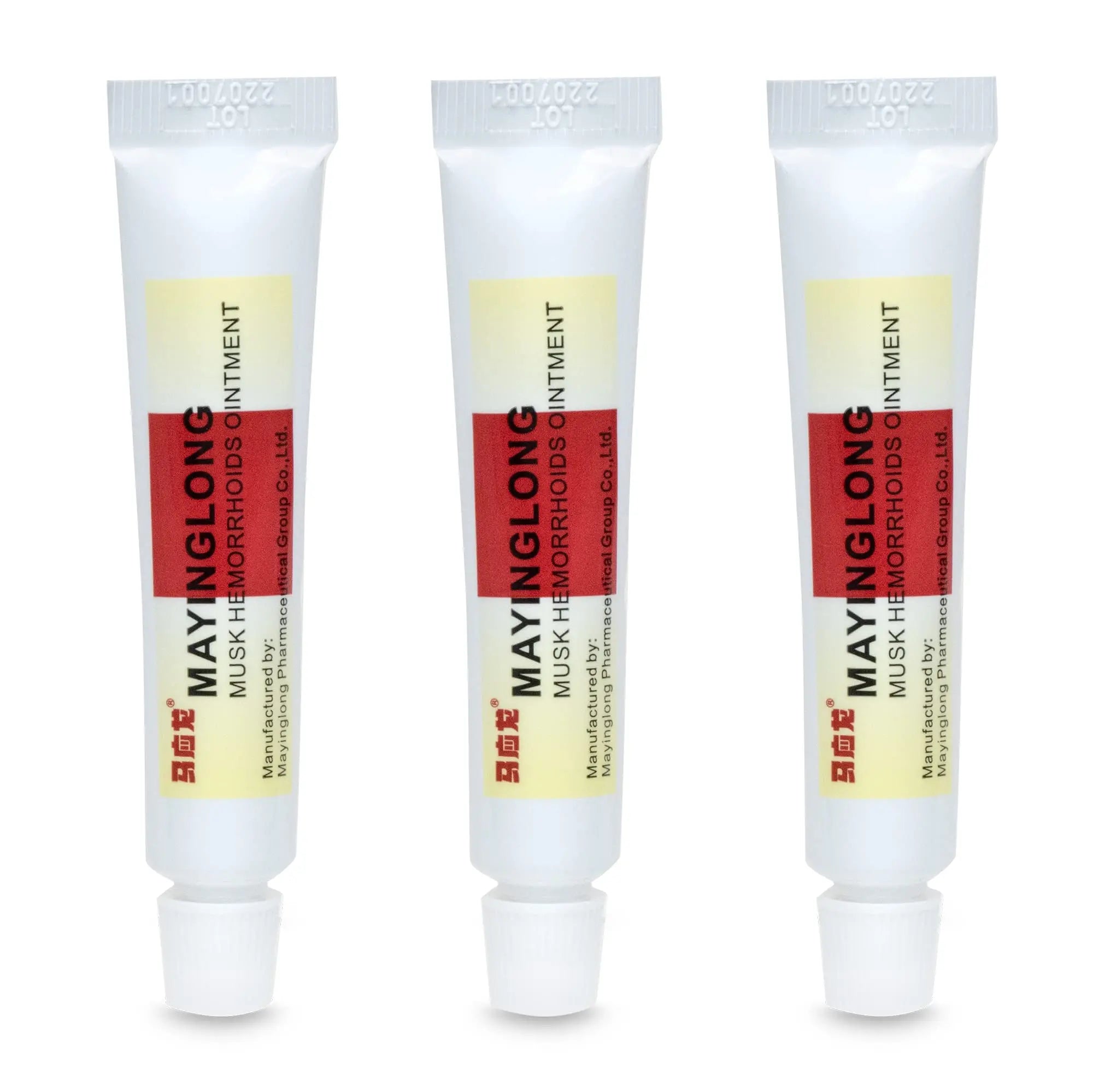 Mayinglong Musk Hemorrhoids Ointment (3 x 10g Tubes), 30g - Maximum Strength Formula for Hemorrhoidal Fast Relief, Soothes Itching, Burning & Discomfort - Fast-Acting Treatment to Shrink Swelling Mayinglong uk supplements
