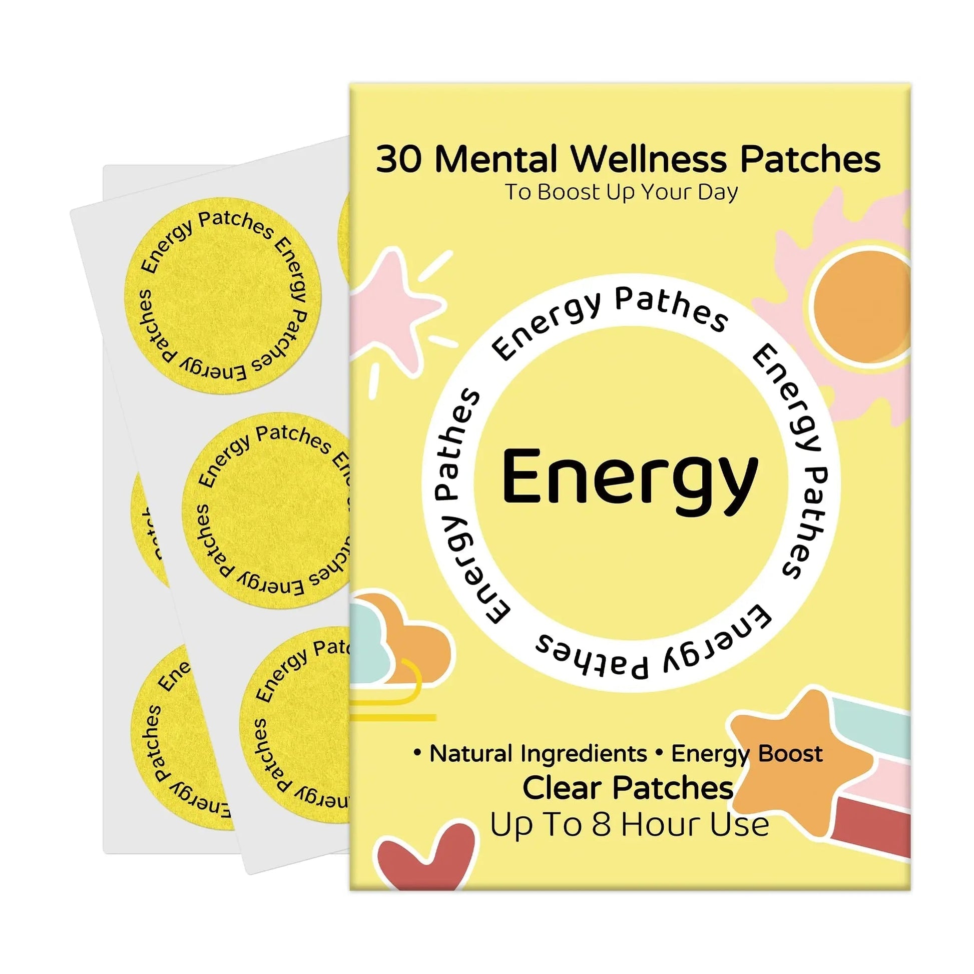 Energy Patches – 30 Plant-Based Patches with Biotin, Caffeine & Ginseng – Gentle Daily Support for Focus, Alertness & Vitality – Vegan Formula, 1 Month Supply Vitalumina uk supplements
