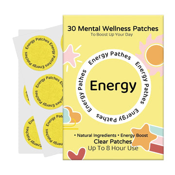 Energy Patches – 30 Plant-Based Patches with Biotin, Caffeine & Ginseng – Gentle Daily Support for Focus, Alertness & Vitality – Vegan Formula, 1 Month Supply Vitalumina uk supplements
