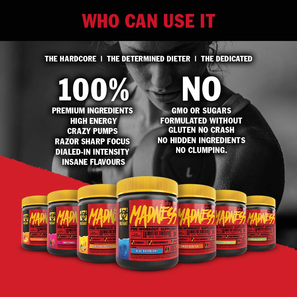 Mutant Madness - Redefines The Pre-Workout Experience and Takes it to a Whole New Mutant uk supplements