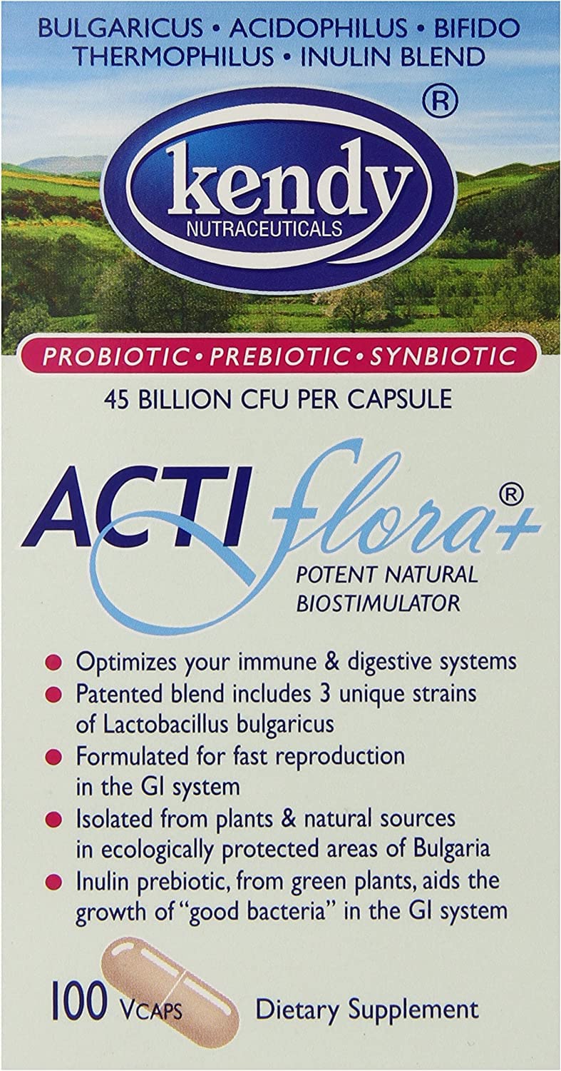 Kendy USA, Actiflora+, Potent Natural Biostimulator, 100 Veggie Caps Kendy uk supplements
