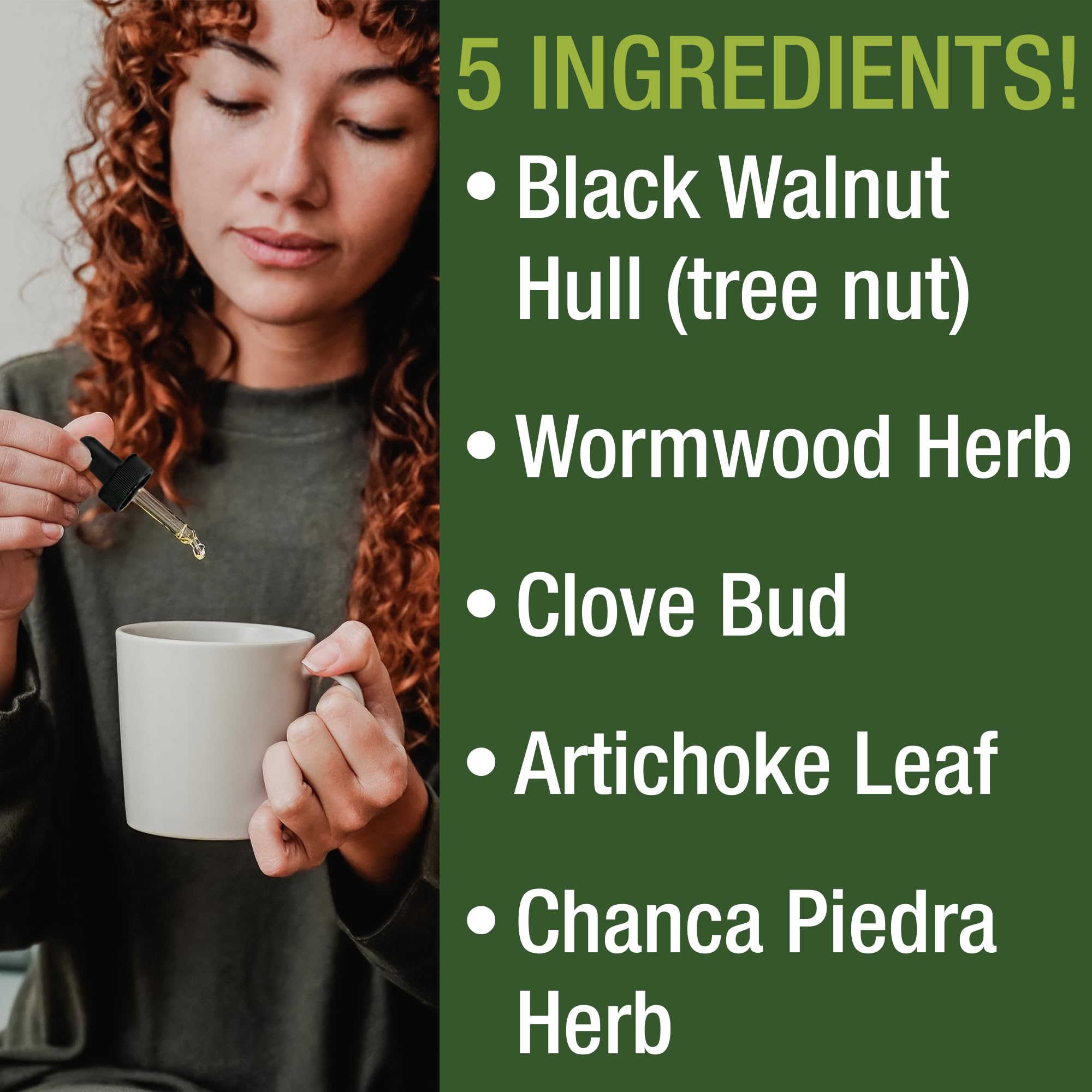 Wormwood Black Walnut Clove Cleanse for Humans. Elimination Detox + Intestinal Support Liquid Tincture Supplement for Adults and Kids. with Artichoke and Chanca Piedra for Additional Benefits Peak Performance uk supplements
