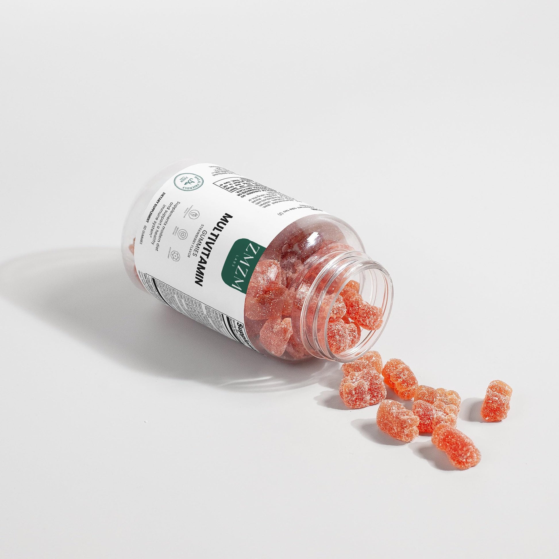 ZMZM LABS Multivitamin Gummies – Strawberry Flavor, 60 Gummies, Vegan, Gelatin-Free, Halal-Friendly Daily Vitamin Supplement ZMZM LABS uk supplements