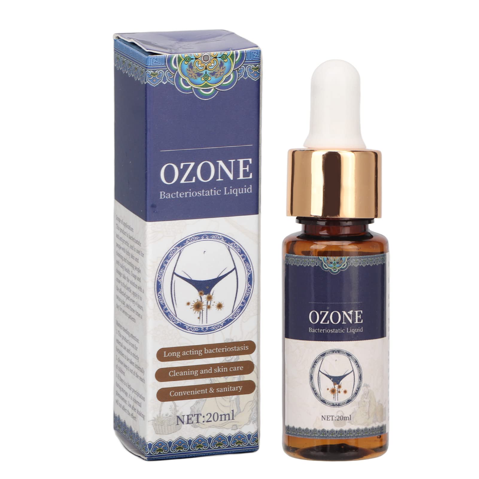 Women Private Part Cleanser,2pcs 20ml Women Private Part Care Liquid Odor Removal Balance PH Ymiko uk supplements