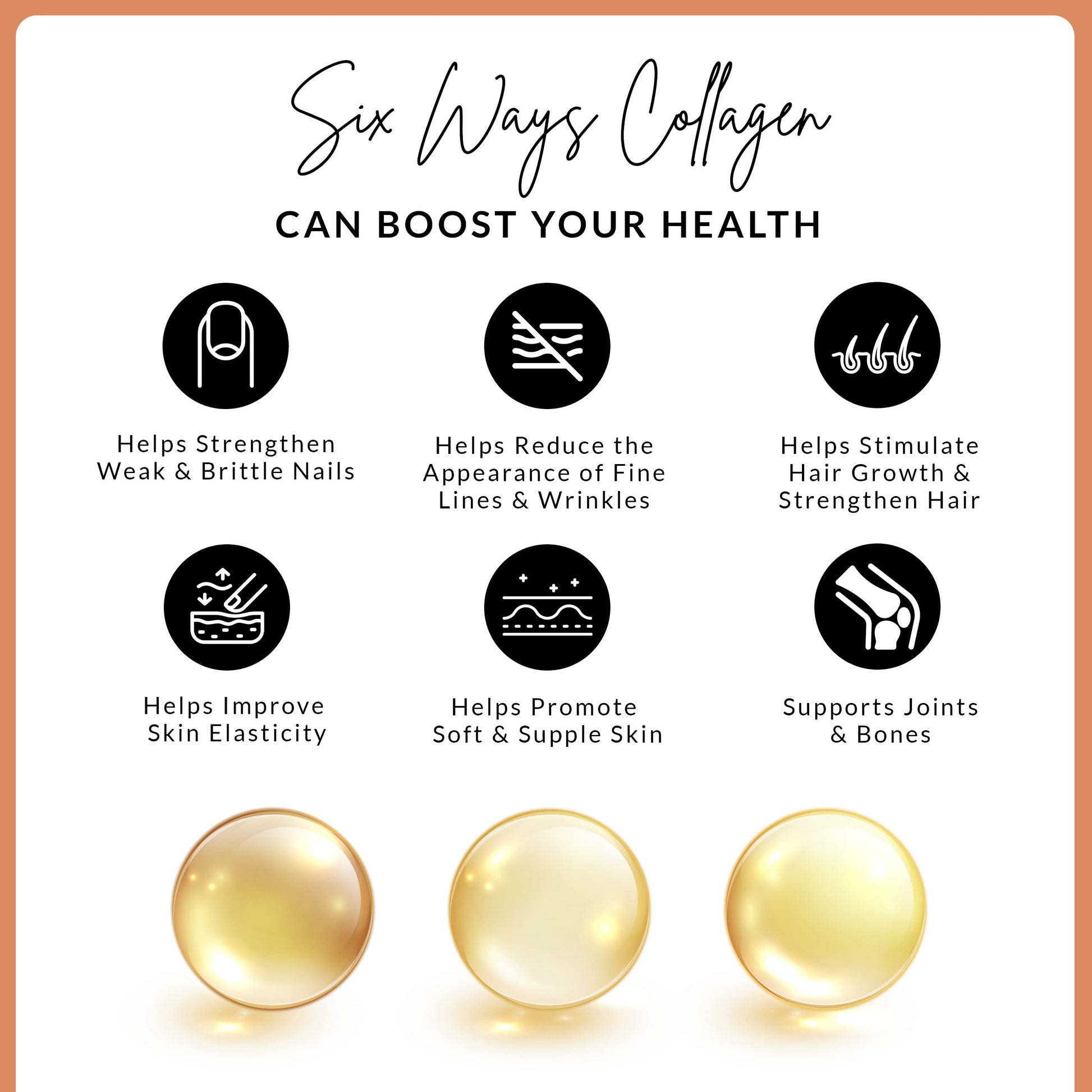 Marine Collagen Peptides Capsules - Hydrolyzed Collagen Supplements for Women & Men BIRCH & WILDE uk supplements