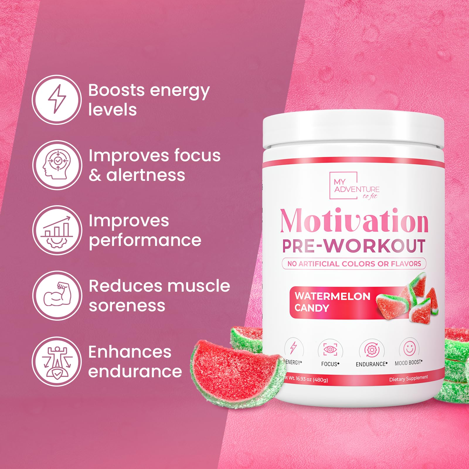Pre Workout Powder for Men - Gluten Free Preworkout with Creatine for Muscle Endurance My Adventure to Fit uk supplements