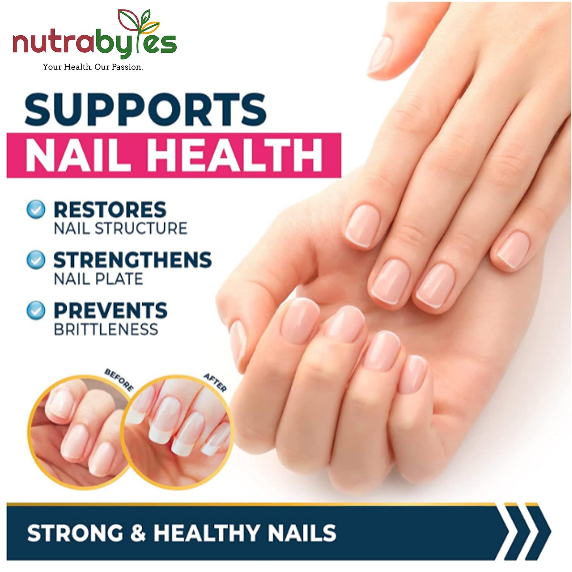 High Strength Marine Collagen with Hyaluronic Acid, Retinol and Vitamin C | 180 Capsules - 3 Months Supply NUTRABYTES uk supplements