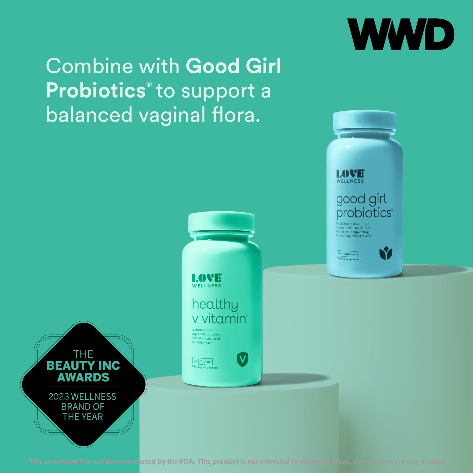 Love Wellness Women's Vaginal Health Supplement, Healthy V Vitamin | Maintains pH Balance, Gut Health Love Wellness uk supplements