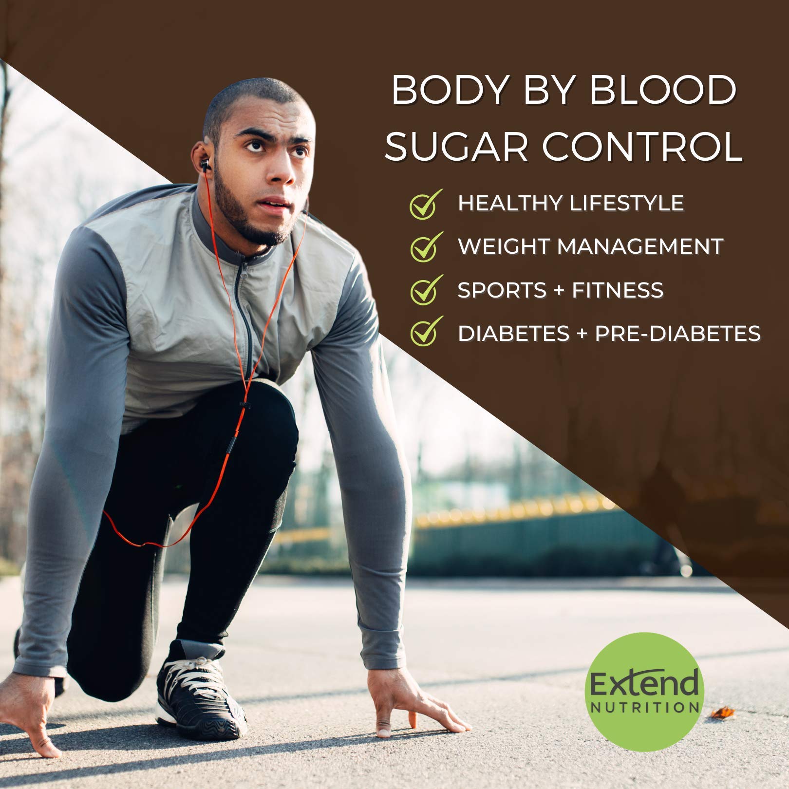 Extend Nutrition Diabetic Snacks for Sugar Control, Low Carb, Low Sugar, Low Calorie Snacks Extend Bar uk supplements