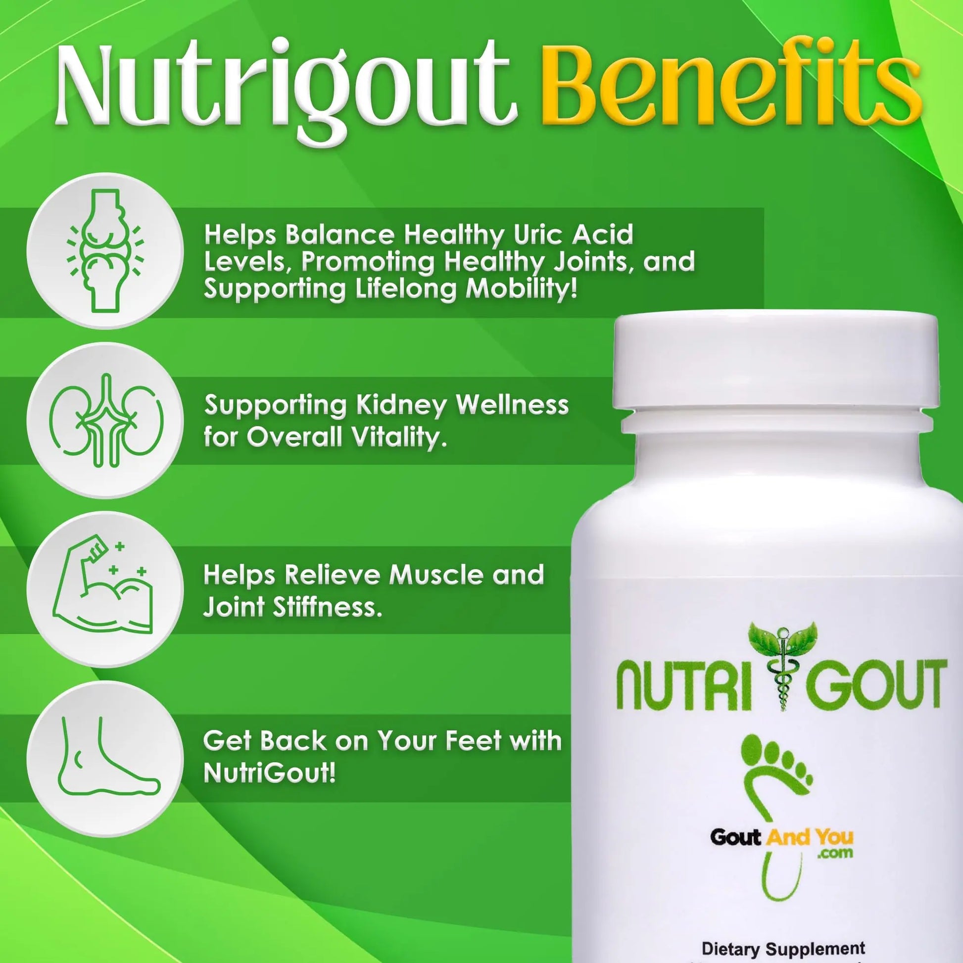 Nutrigout and Joint & Muscle Relief Cream Gout and You uk supplements