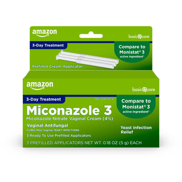 Amazon Basic Care Miconazole 3, Miconazole Nitrate Vaginal Cream (4 Percent), 3-Day Treatment Amazon Basic Care uk supplements
