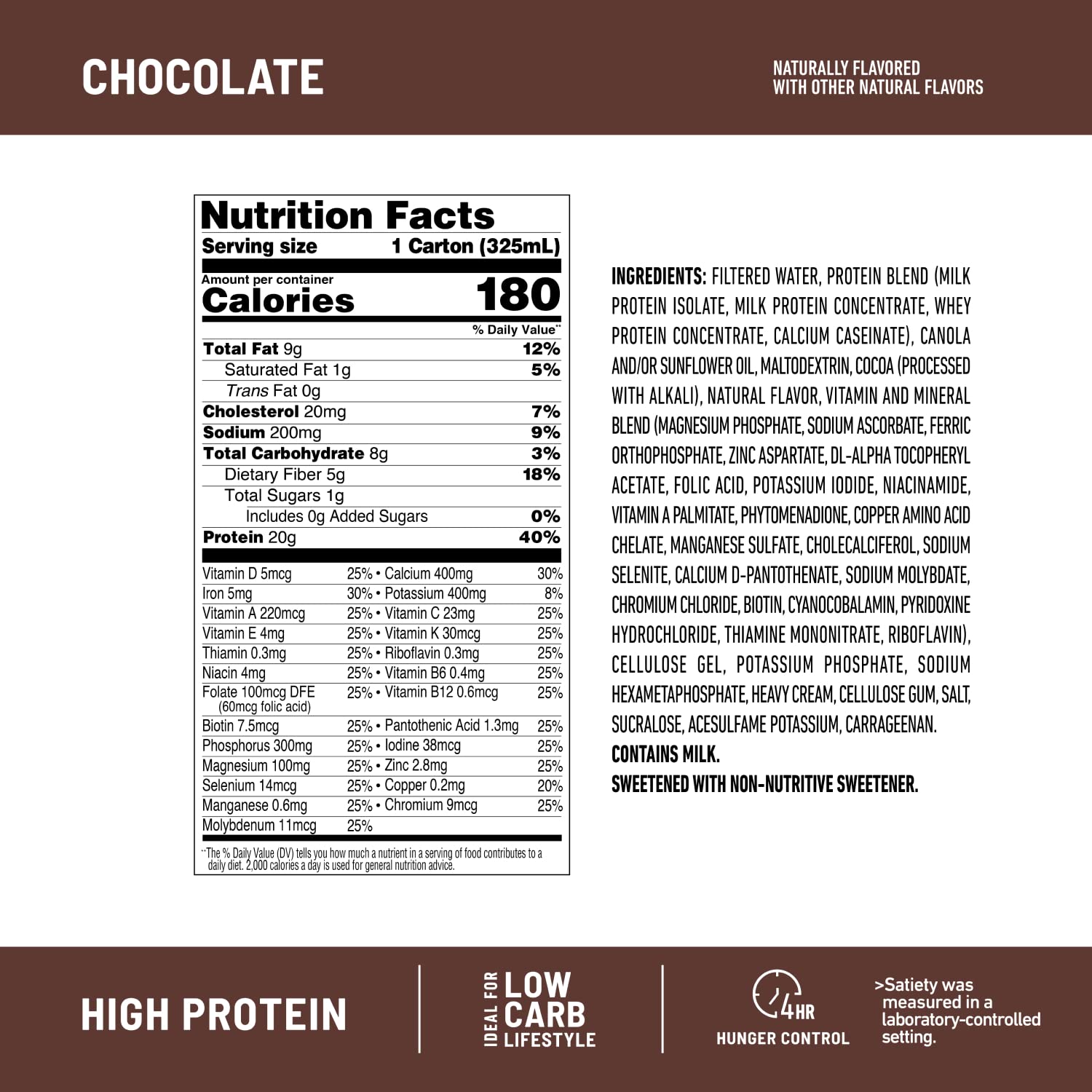 SlimFast Protein Shake, Chocolate- 20g Protein, Meal Replacement Shake Ready to Drink SlimFast uk supplements