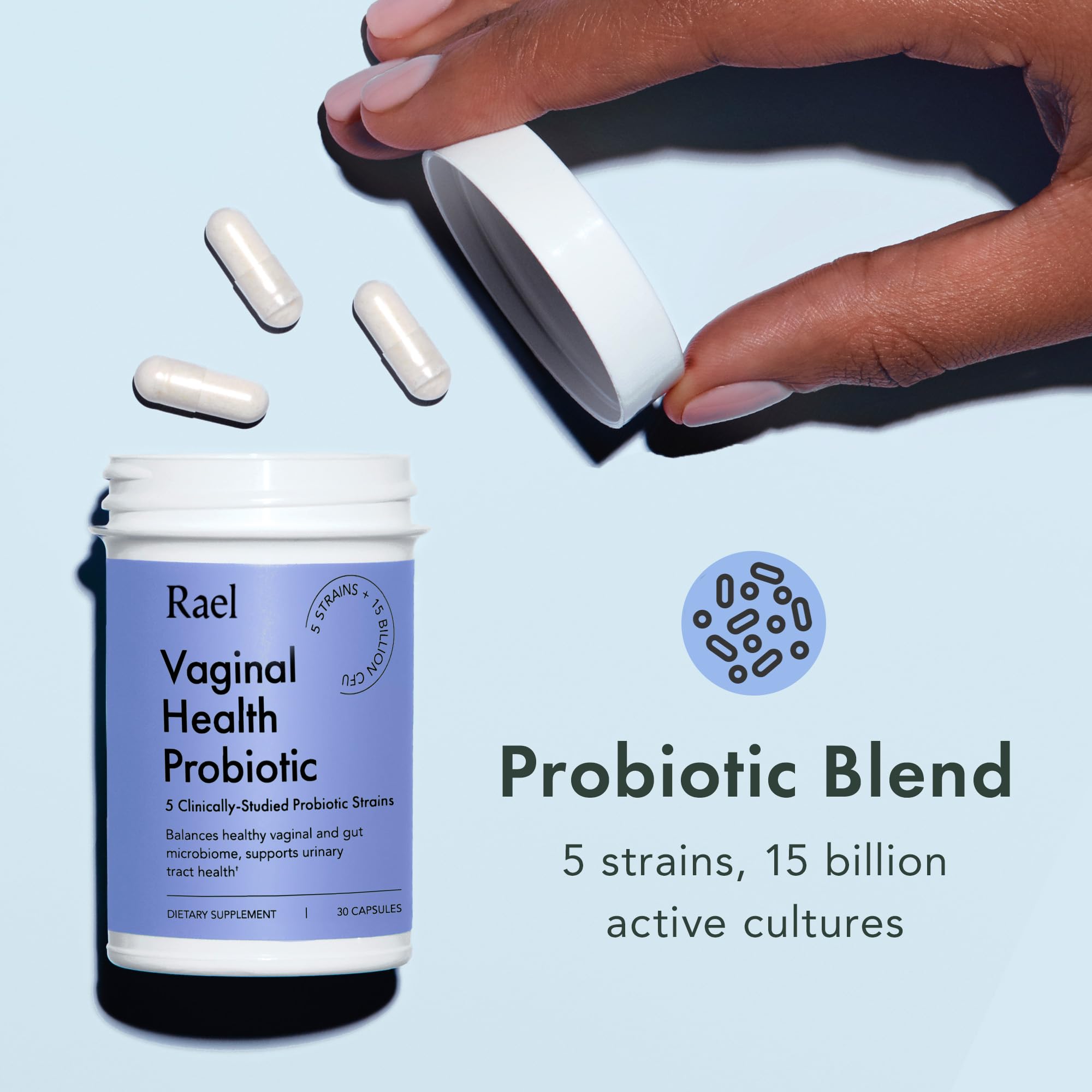 Rael Bundle - Probiotics Supplements for Women, Digestive Enzymes, Urinary Tract Health Rael uk supplements