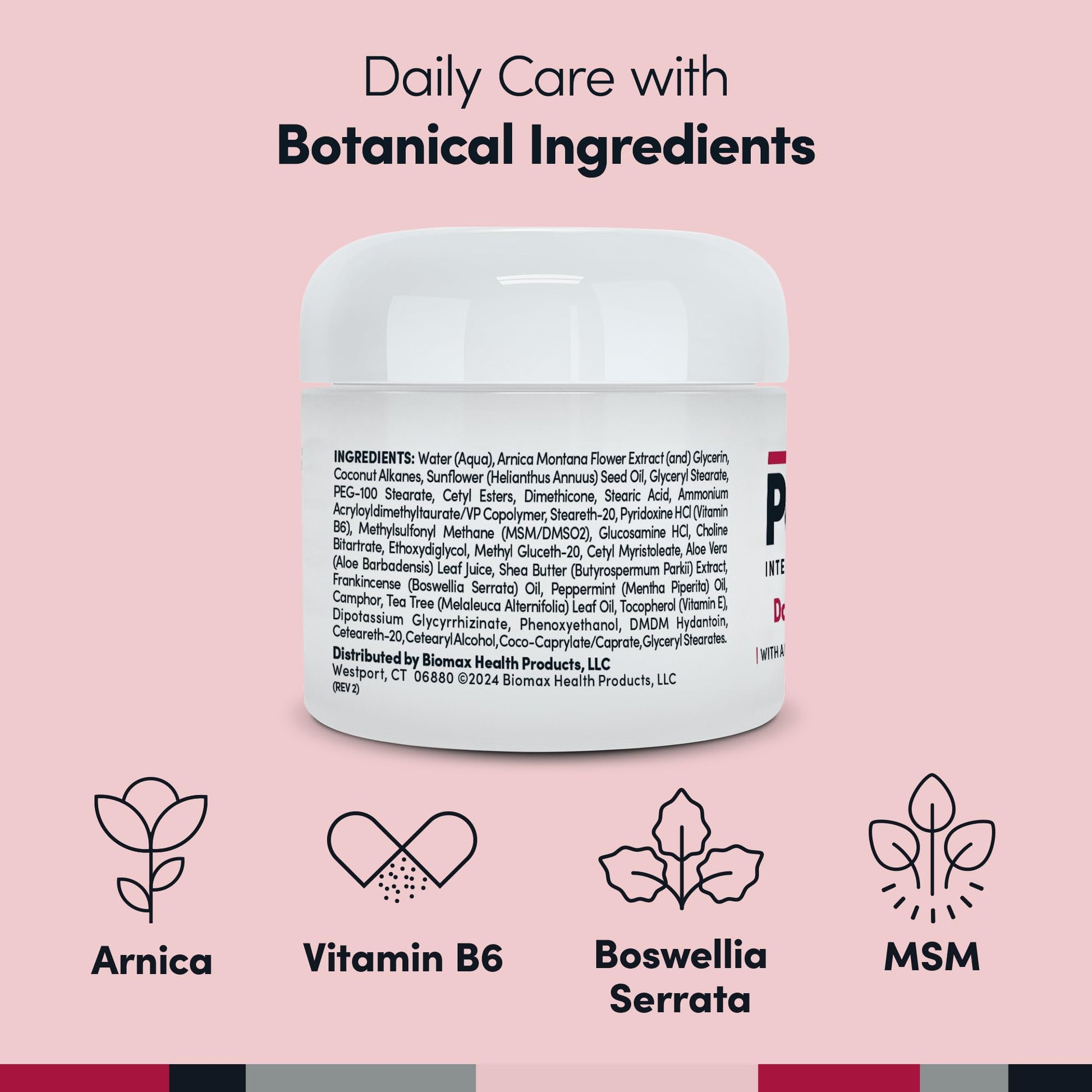 Penetrex Daily Joint & Muscle Care Cream – Soothing Botanical Formula with Arnica, Vitamin B6 & MSM – Lightweight Fast-Absorbing Cream for Everyday Movement - Non-Greasy - Light Scent- 2 oz Penetrex uk supplements