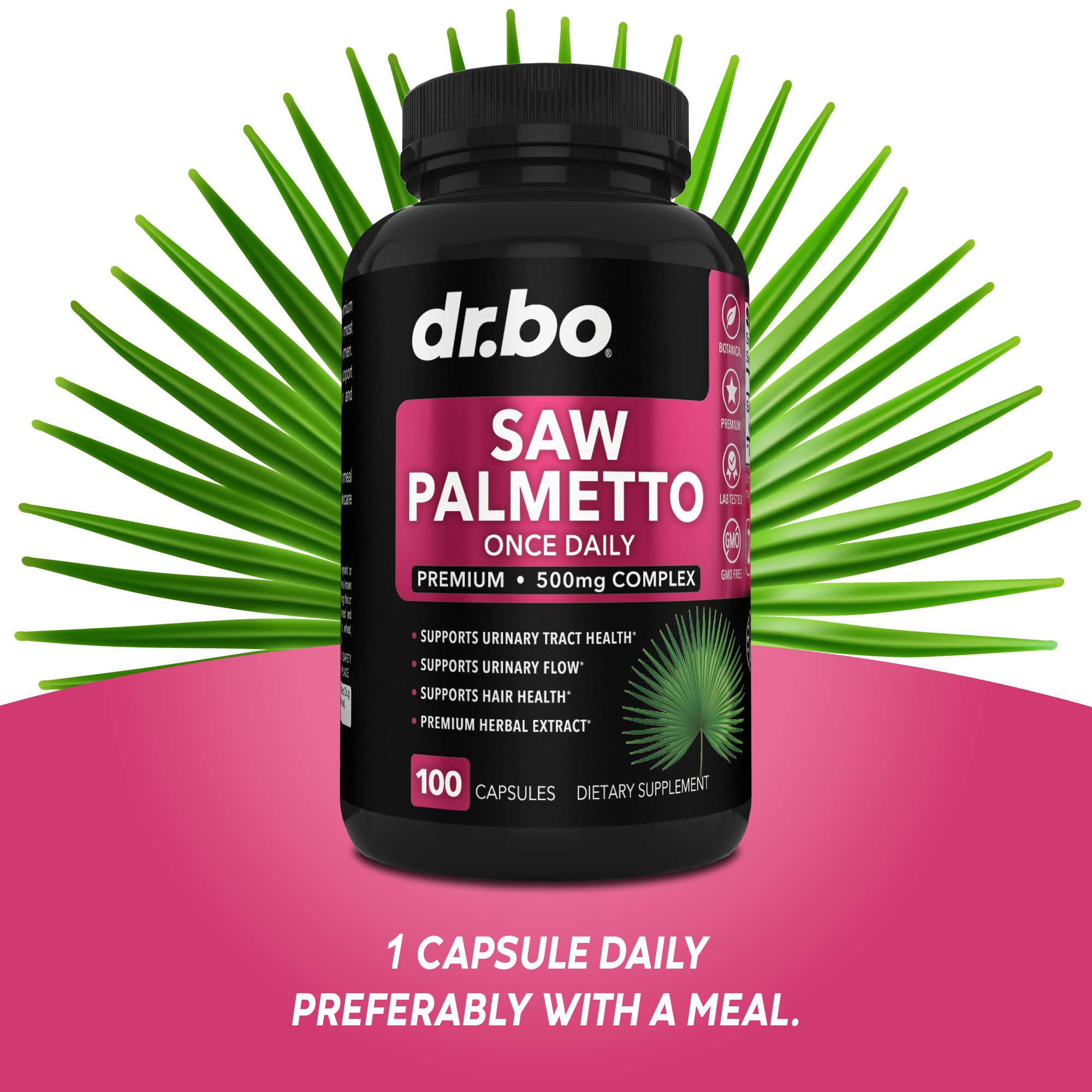 Saw Palmetto for Women Hair Loss - DHT Blocker for Women Hair Growth Plus Bladder DR. BO uk supplements