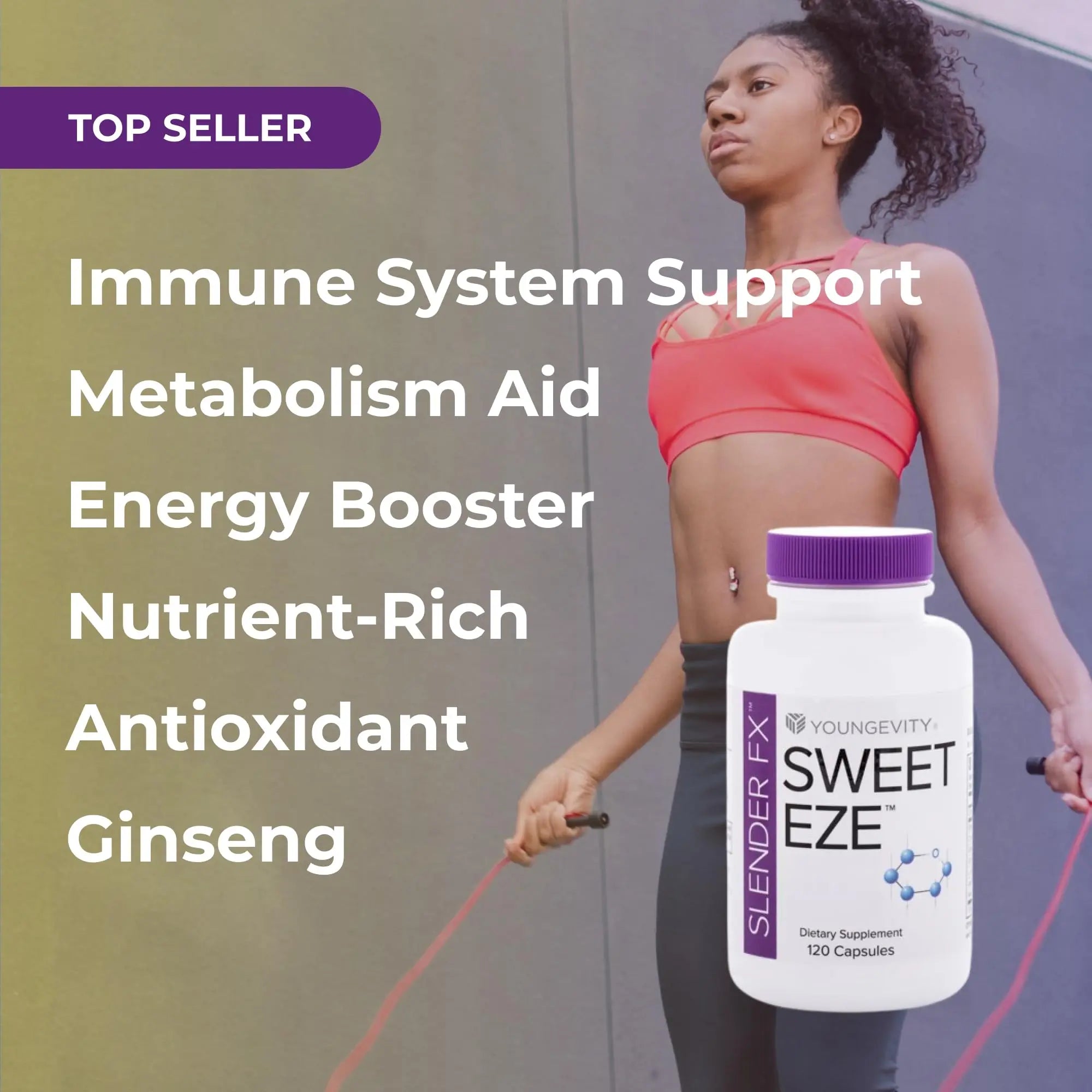 Youngevity Sweet eze 120 Capsules Youngevity uk supplements