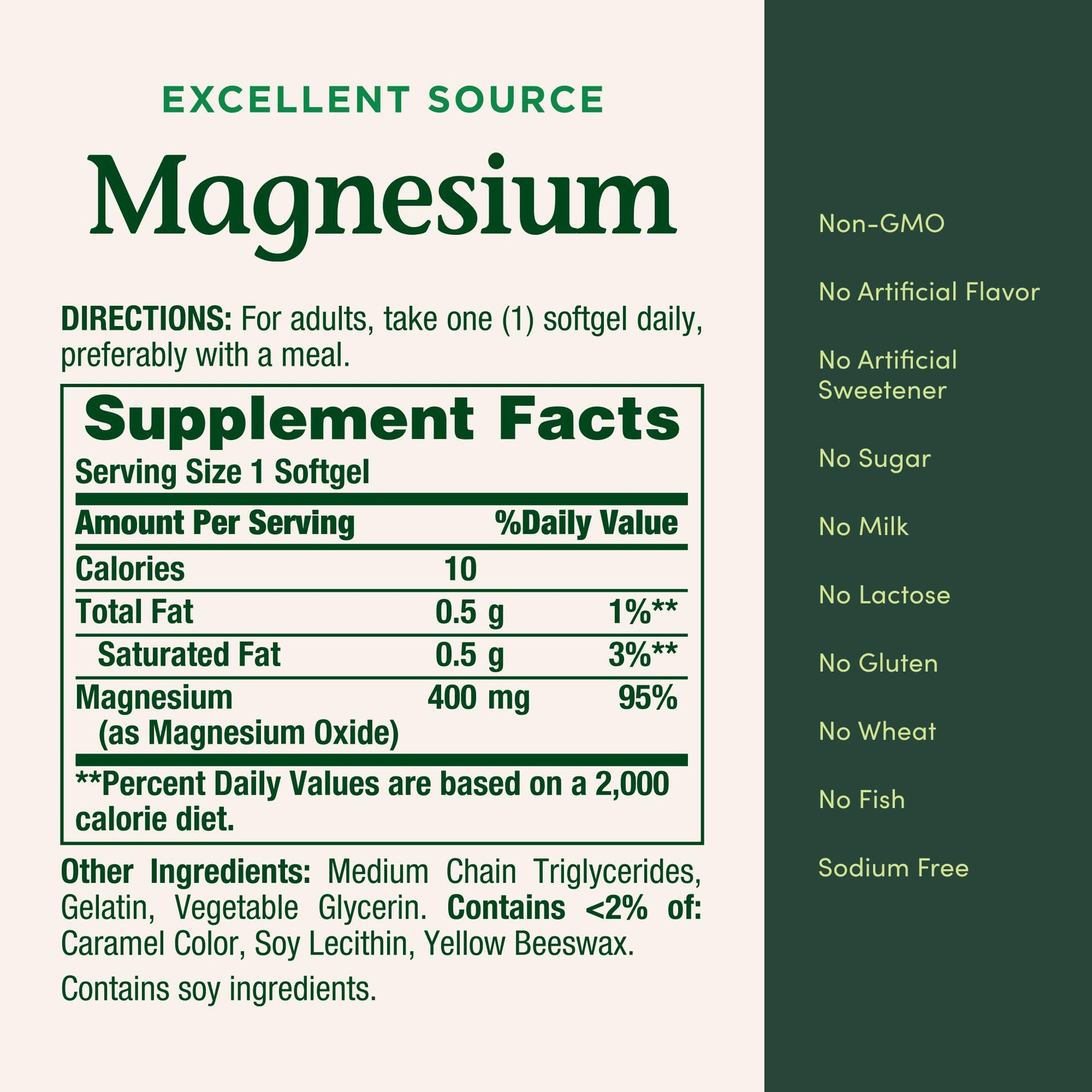 Nature's Bounty Magnesium 400 mg Softgel, Whole Body Support, Magnesium Supplements for Men and Women, Heart, Nerve & Bone Health, 75 Softgels (Pack of 1) Nature's Bounty uk supplements