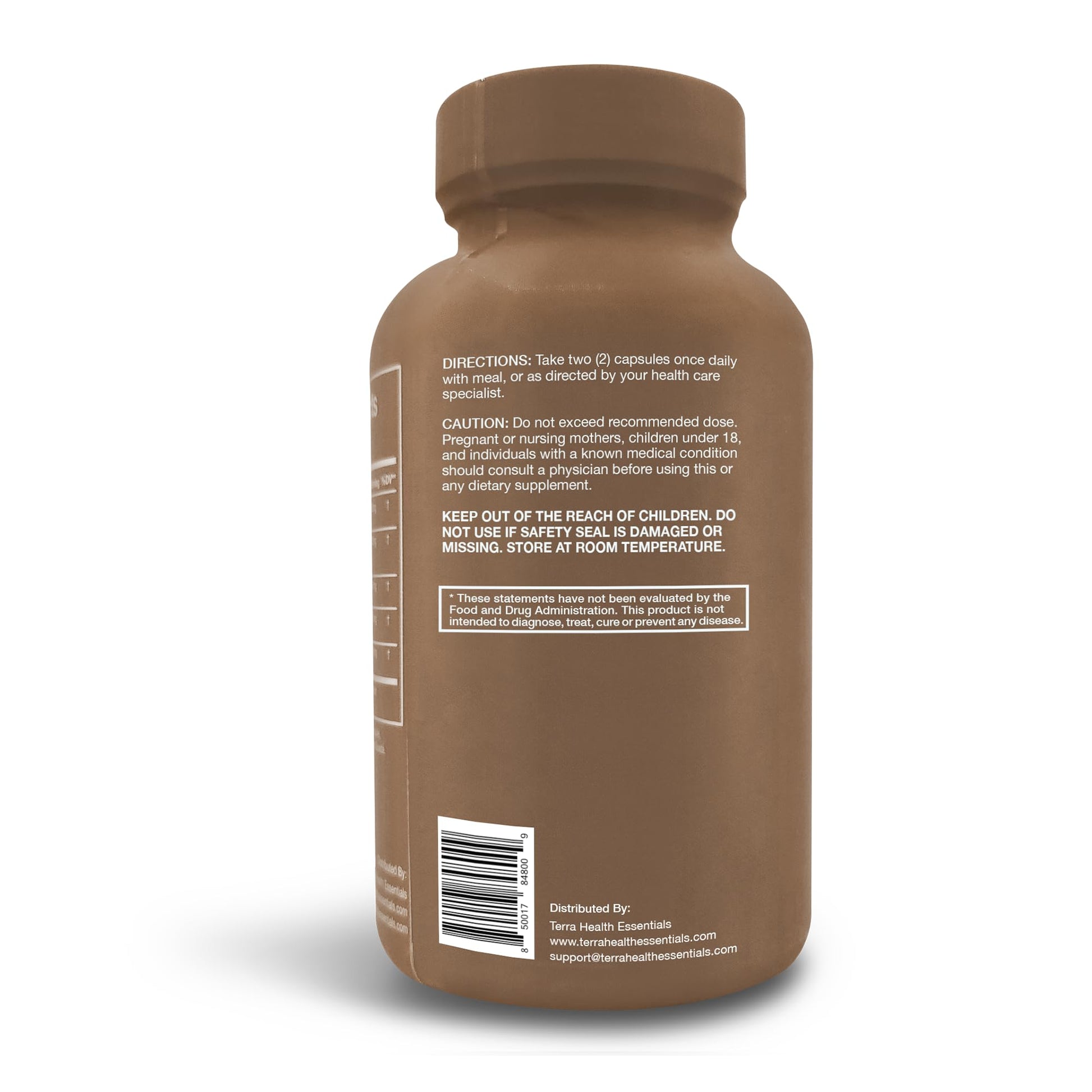 Terra Health Essentials NOOFOCUS - Nootropics Brain Support Supplement with Adaptogenic Mushrooms, Alpha-GPC, Gotu Kola, L-Theanine for Focus & Memory - All Natural, 30 Day Supply Terra Health Essentials uk supplements