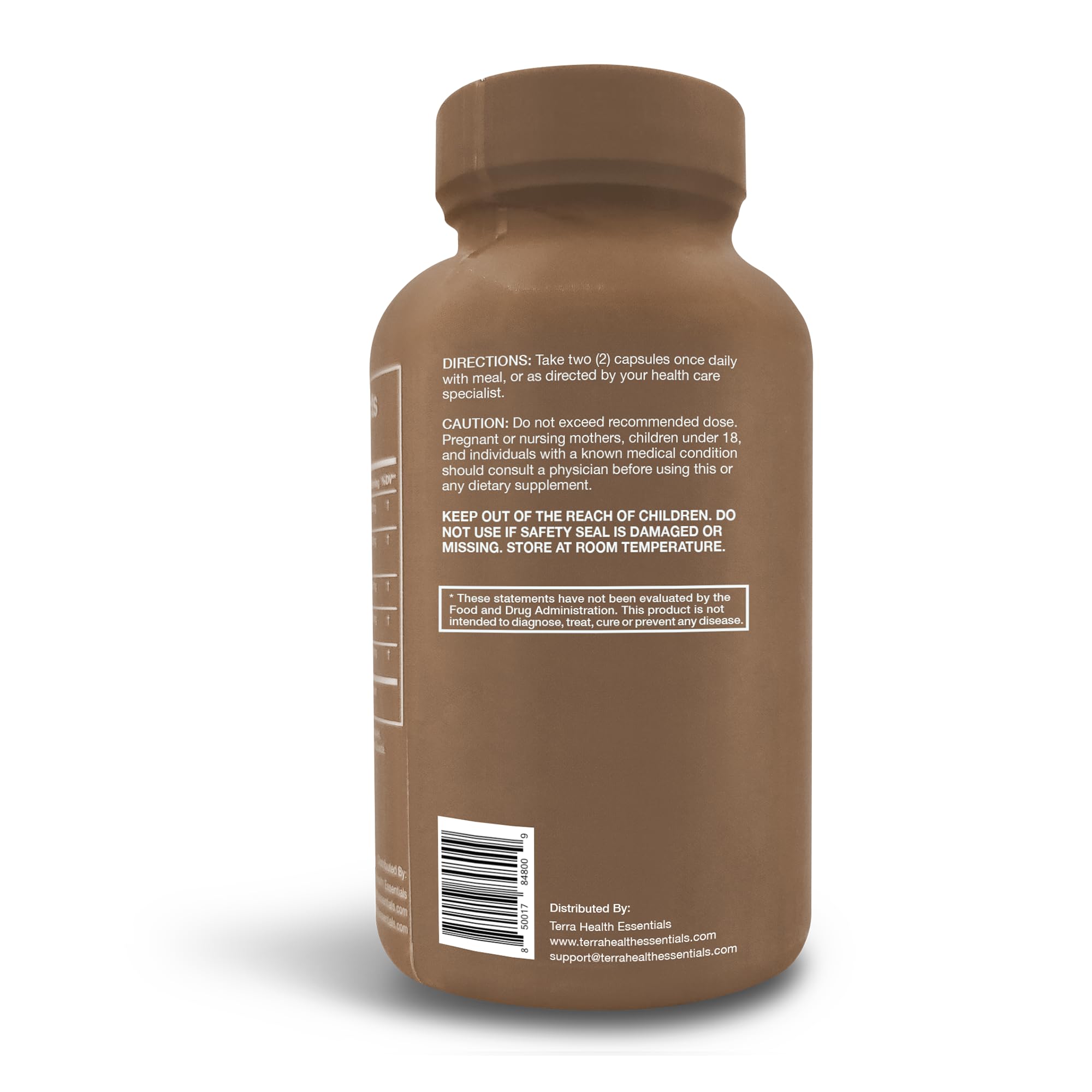 Terra Health Essentials NOOFOCUS - Nootropics Brain Support Supplement with Adaptogenic Mushrooms, Alpha-GPC, Gotu Kola, L-Theanine for Focus & Memory - All Natural, 30 Day Supply Terra Health Essentials uk supplements