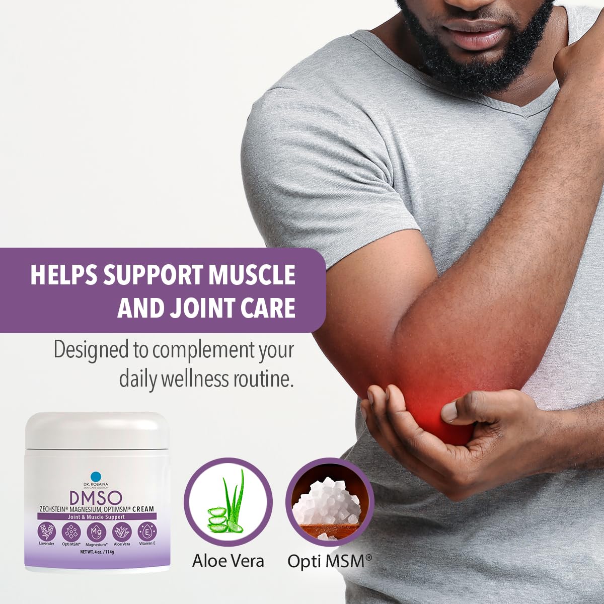 Arnica & DMSO Gel Recovery Bundle – 99.9% Pure Pharmaceutical Grade DMSO & Arnica Roll-On | Lavender Cream & Fast-Absorbing Gel | Hydrating & Non-Greasy | Made in USA Dr. Robaina uk supplements