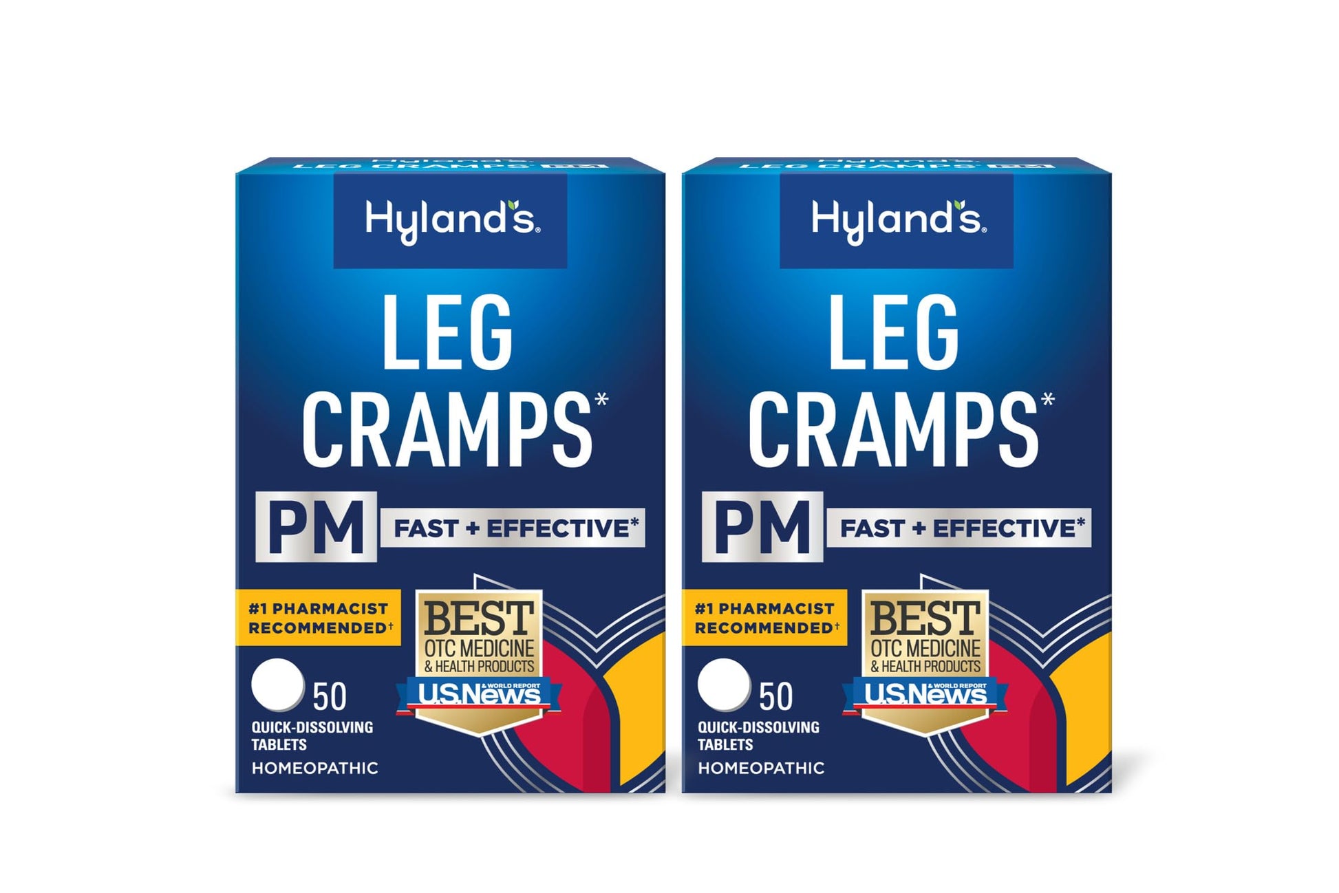 Hyland's Leg Cramps PM, Relief of Nighttime Leg, Calf, and Foot Cramps, 50 Quick-Dissolving Tablets 2-Pack (100 Total) Hyland's uk supplements