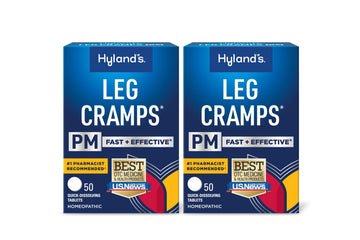 Hyland's Leg Cramps PM, Relief of Nighttime Leg, Calf, and Foot Cramps, 50 Quick-Dissolving Tablets 2-Pack (100 Total) Hyland's uk supplements