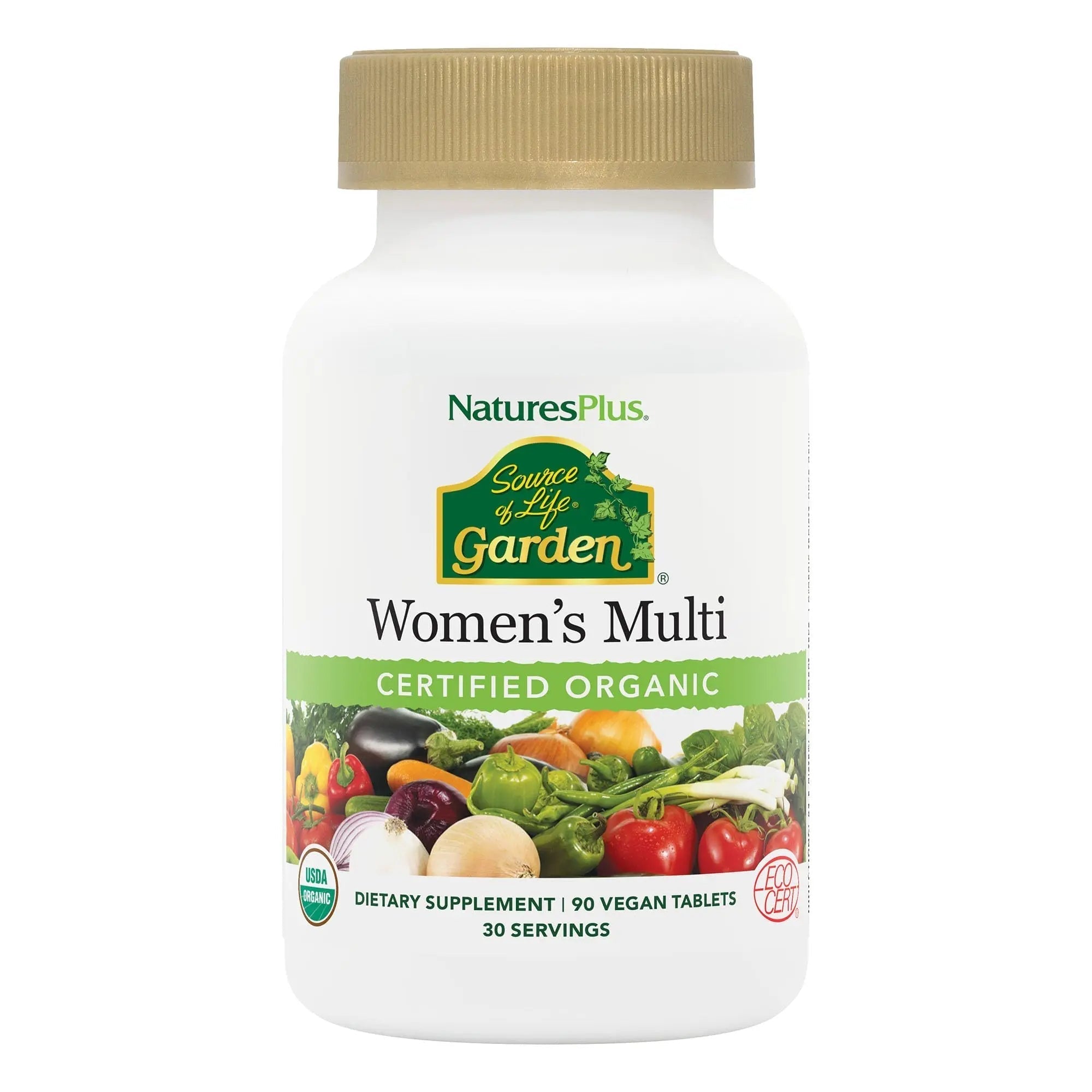 NaturesPlus Source of Life Garden Women’s Multivitamin - 90 Tablets - Supports Energy & Healthy Immune System Nature's Plus uk supplements